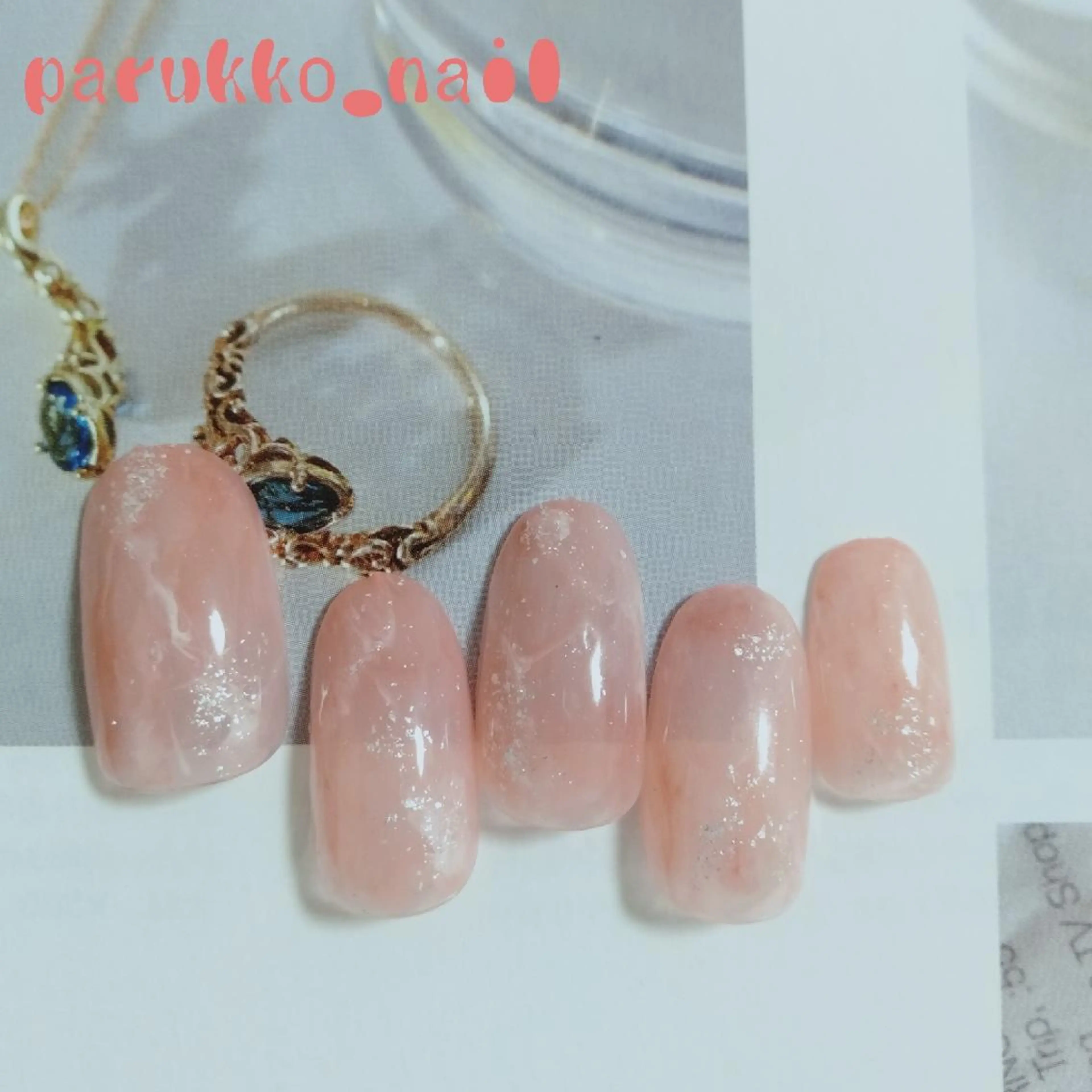 ネイル 爪工房ぱるっこ所属・川岡 香を里のネイルデザイン