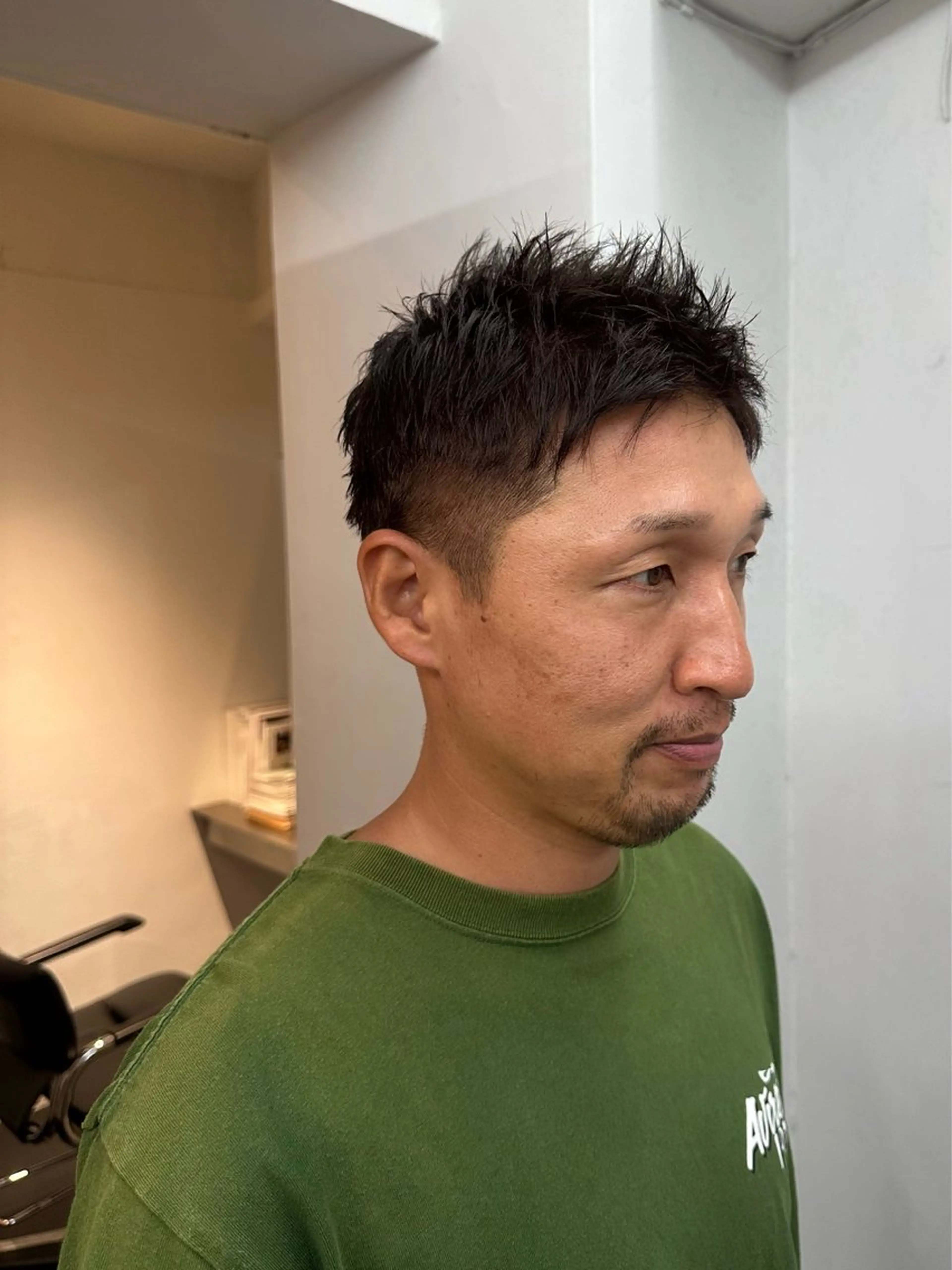 カラー メンズ カット ヘアカラー タナベ リオのヘアスタイル