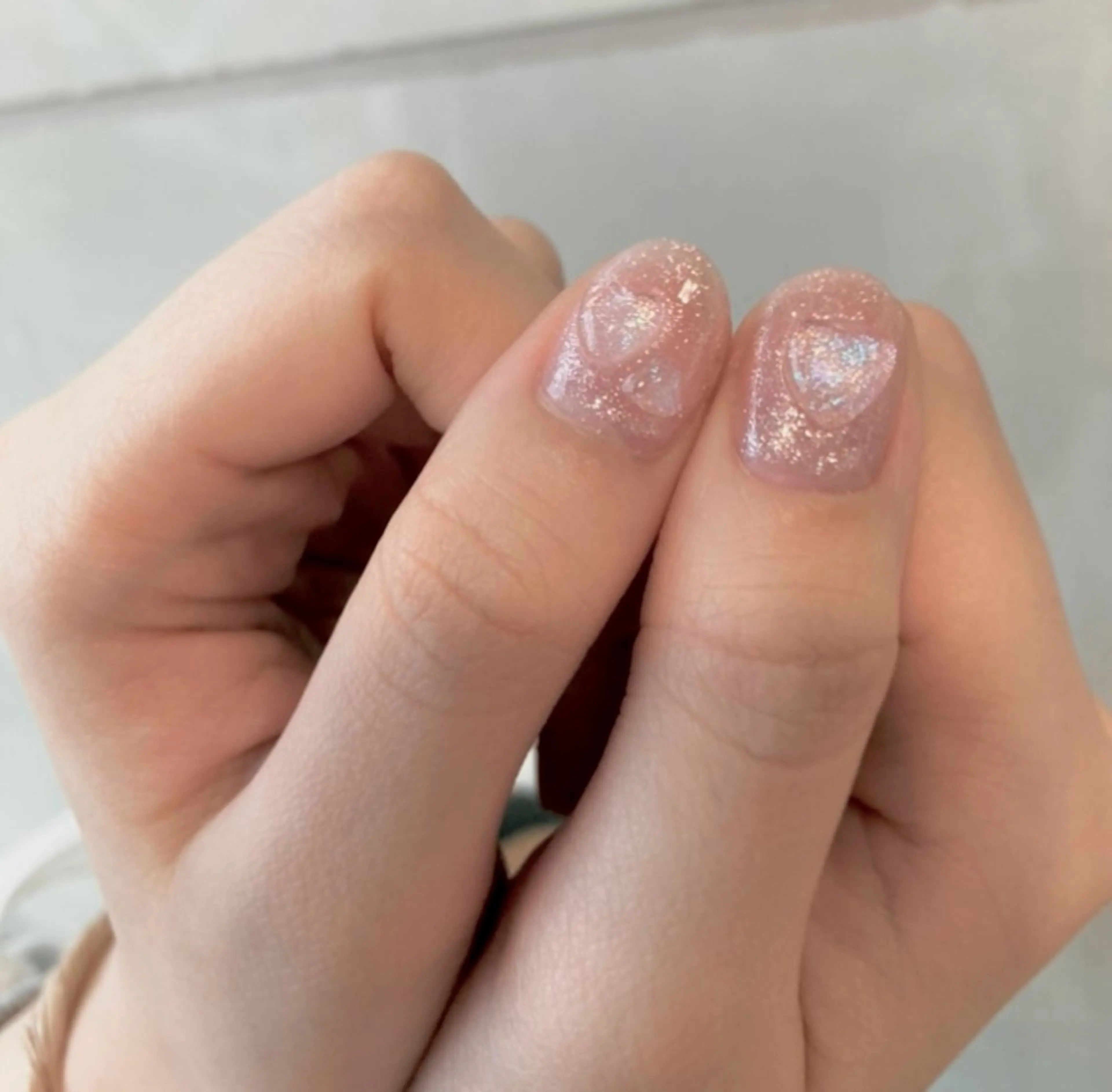 ネイル クリアネイル ハート You&be 和田のネイルデザイン