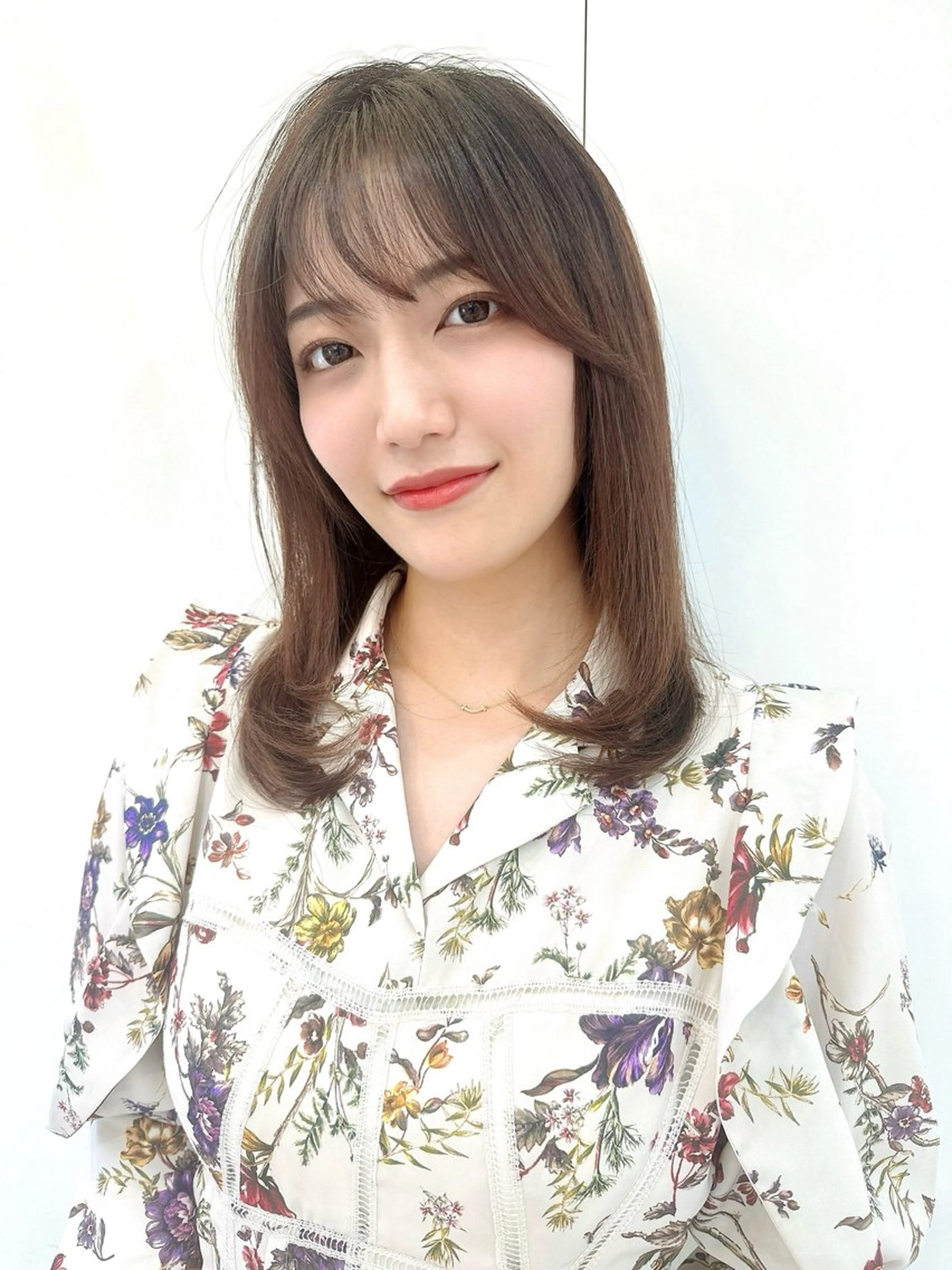 ミディアム カラー カット ヘアカラー トリートメント Cloe所属・久世 聡のヘアスタイル