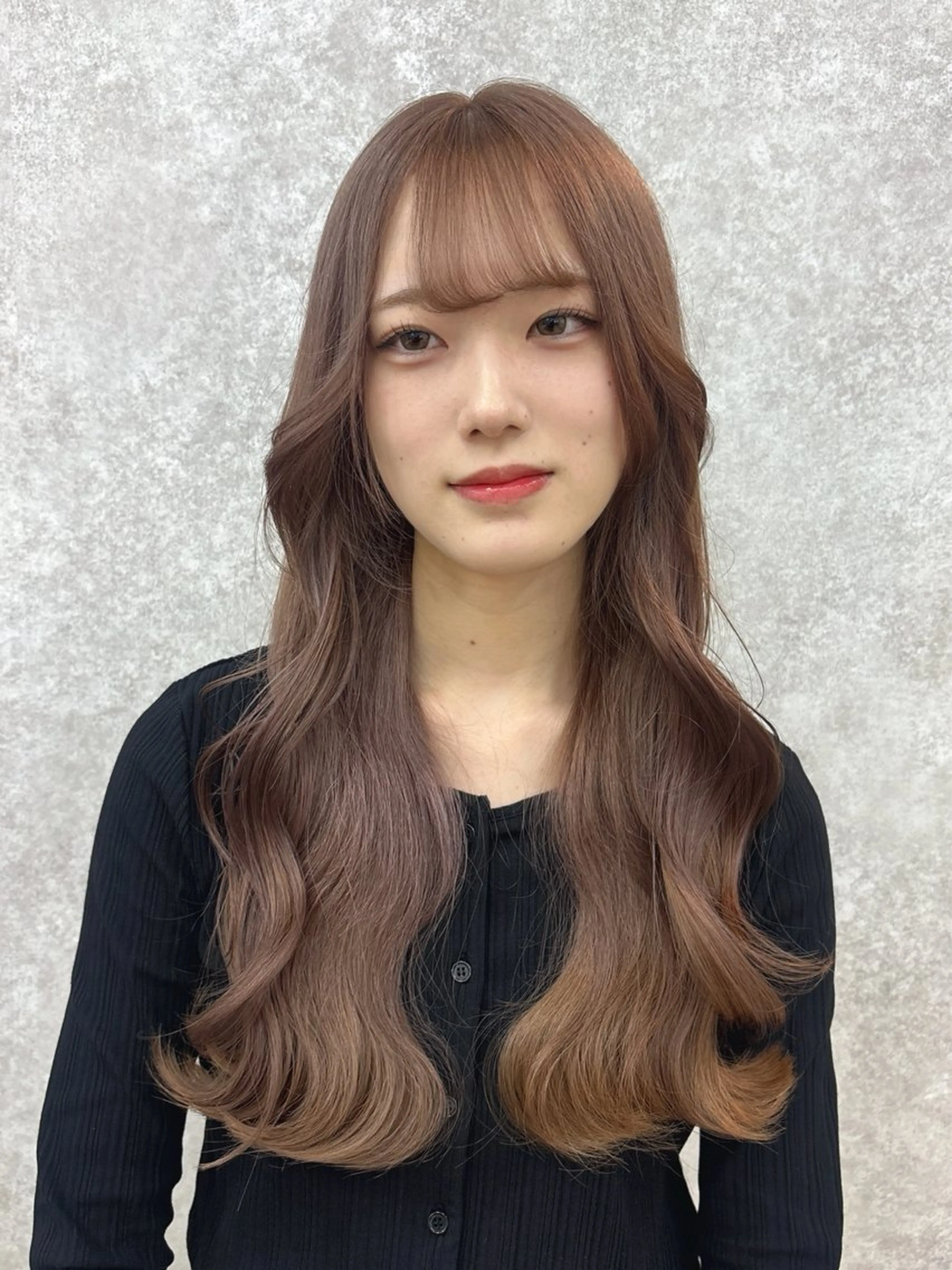 ロング 💘Kurea💘 艶髪/韓国/暗髪のヘアスタイル