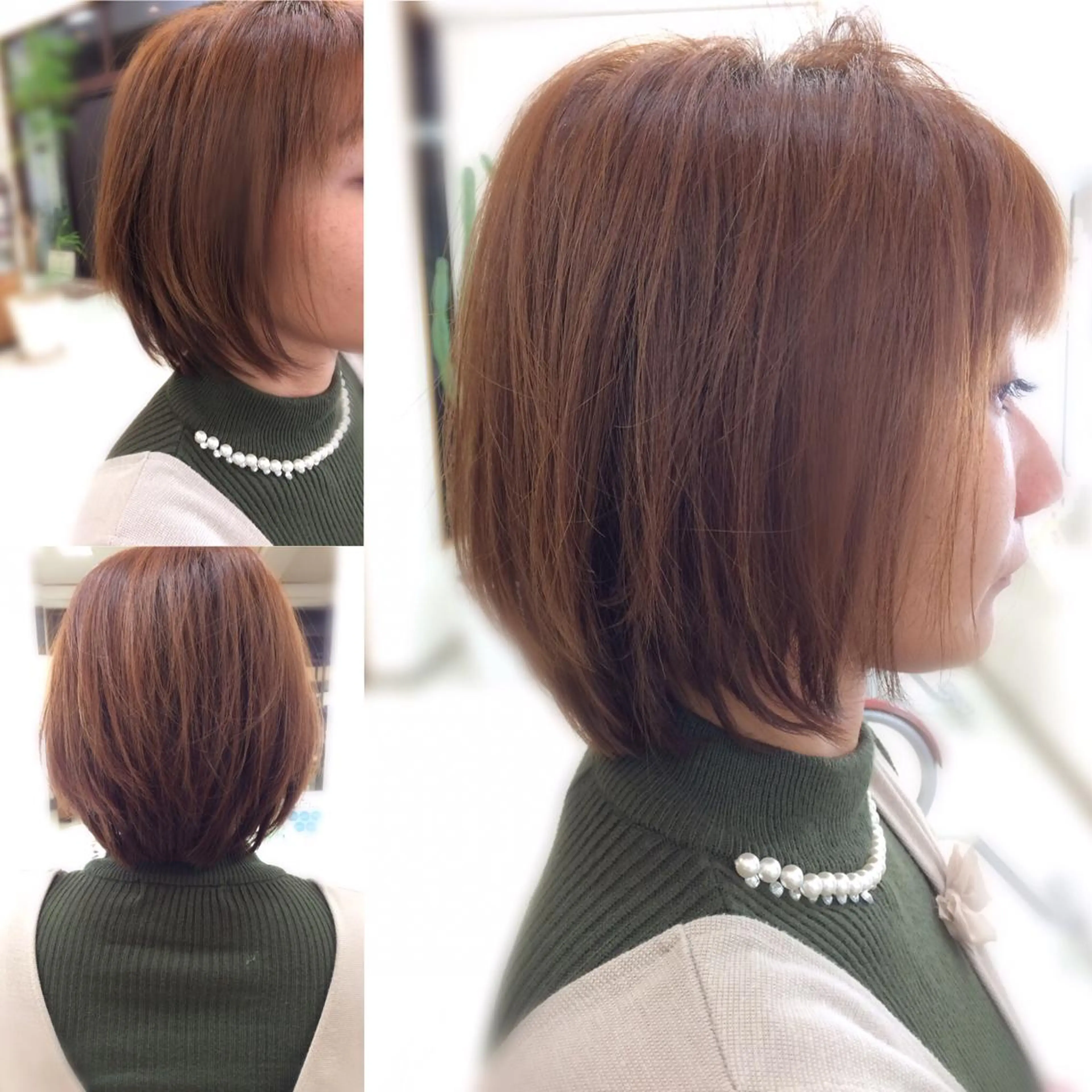 ショート ボブ レイヤーカット いけだ ゆうのヘアスタイル