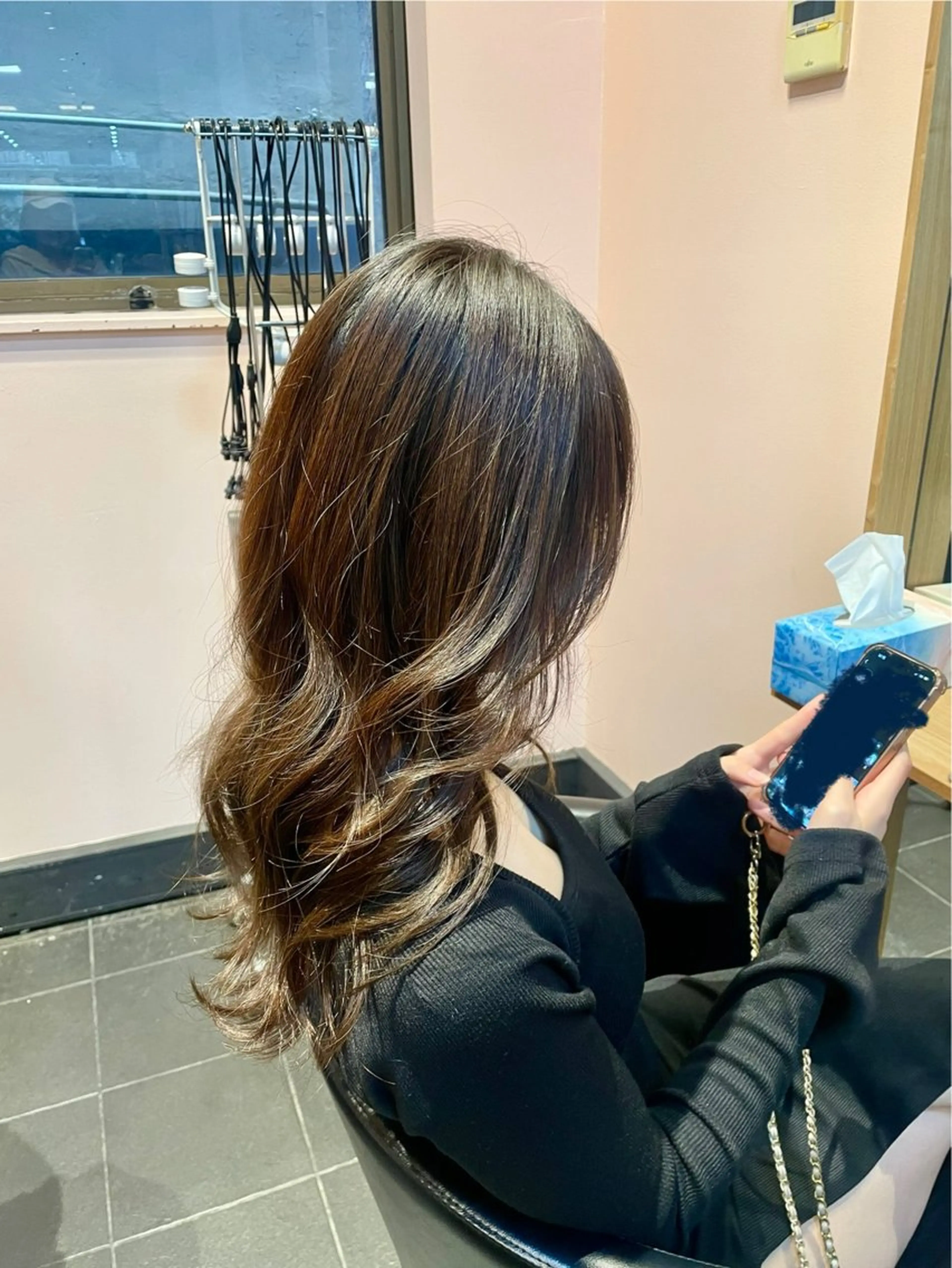 セミロング Go today shaire salon所属・BLEACH 🟥 PERM 天神🏆のヘアスタイル