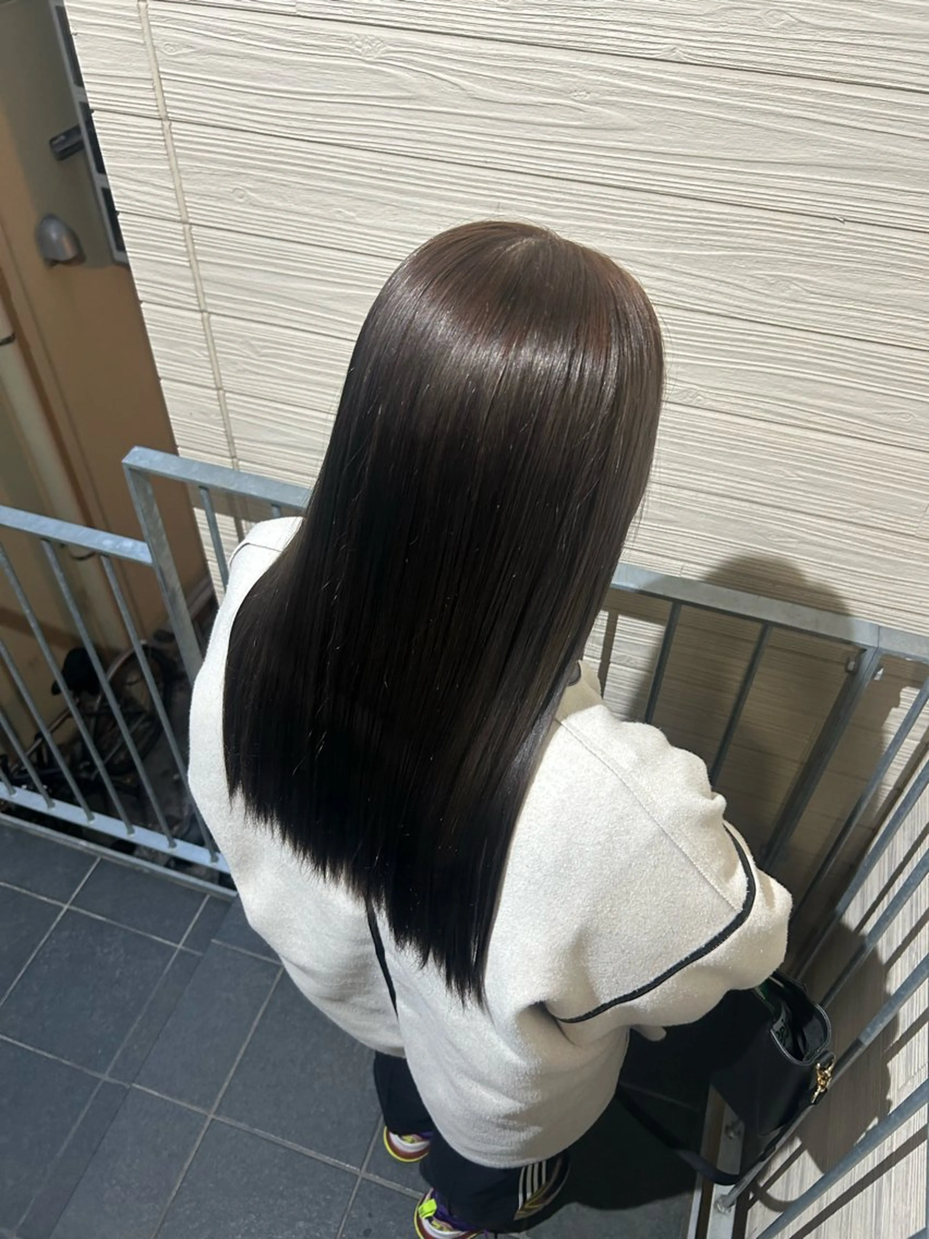 ロング カラー アッシュ アッシュブラウン ブラウンカラー ヘアカラー トリートメント 大宮/韓国風🩶/ 七海芽亜利🎀のヘアスタイル