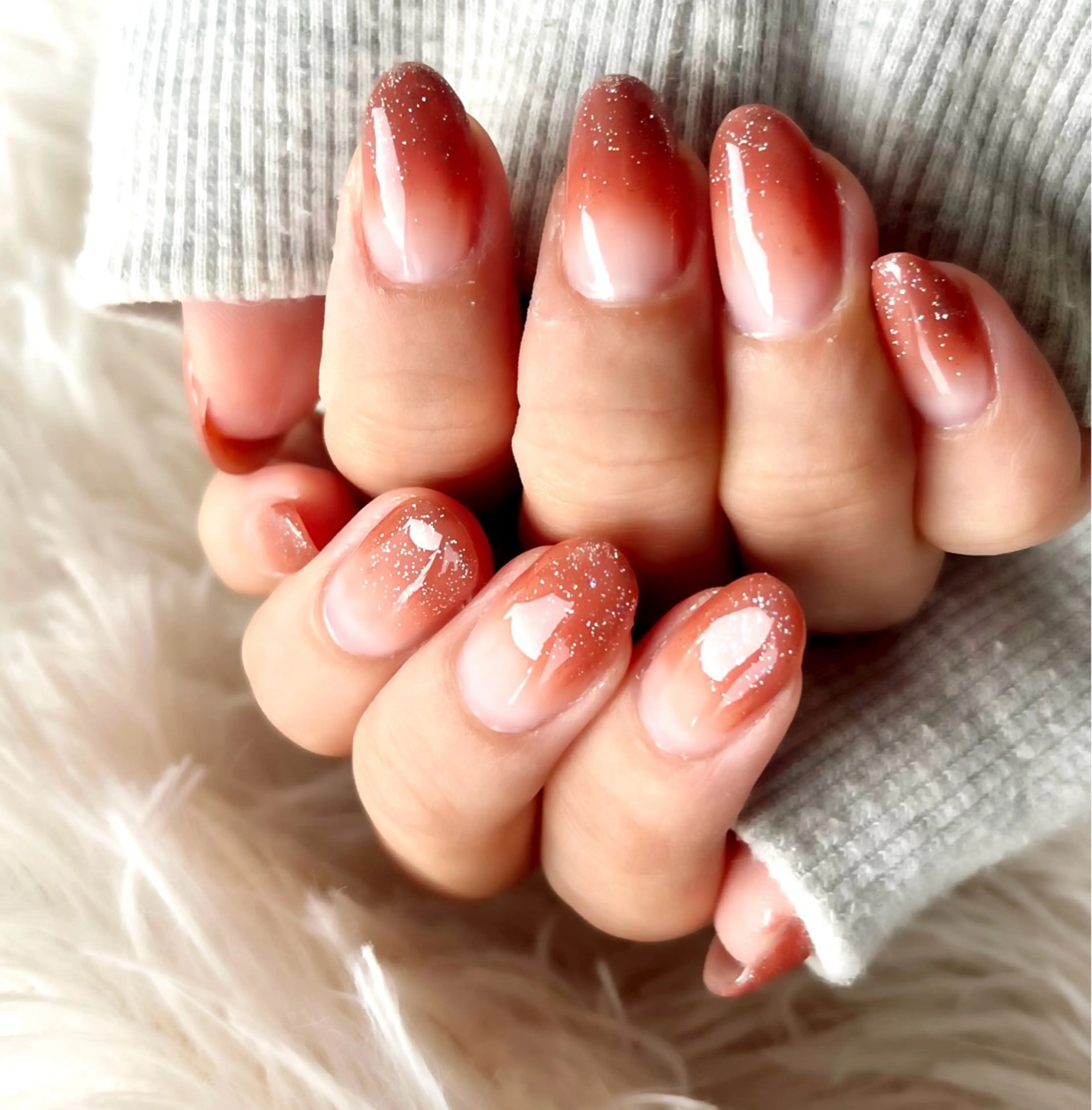 ネイル グラデーション ハンドネイル 島田 亜紀のネイルデザイン