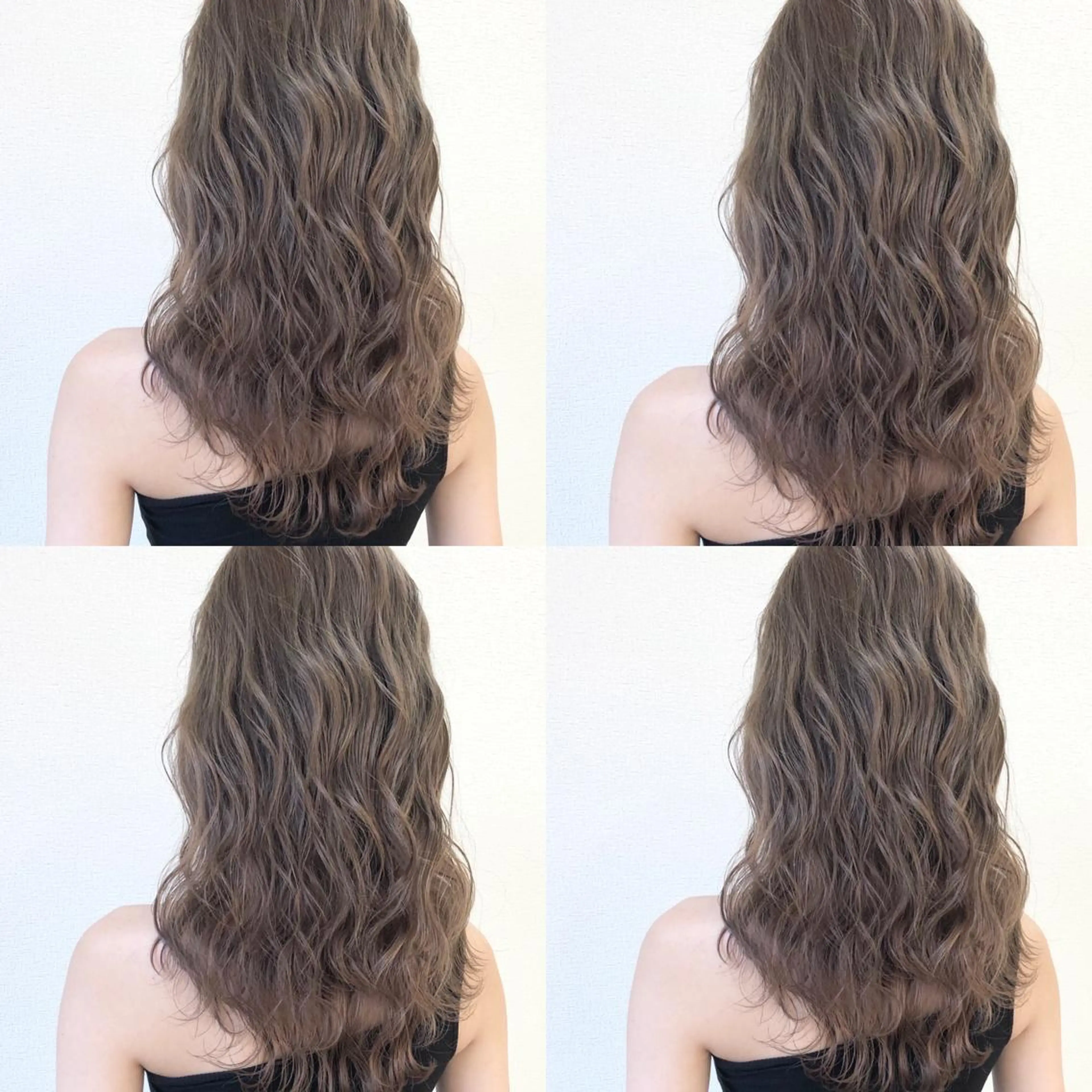ロング カラー ヘアカラー Hanna by W_SALONのヘアスタイル