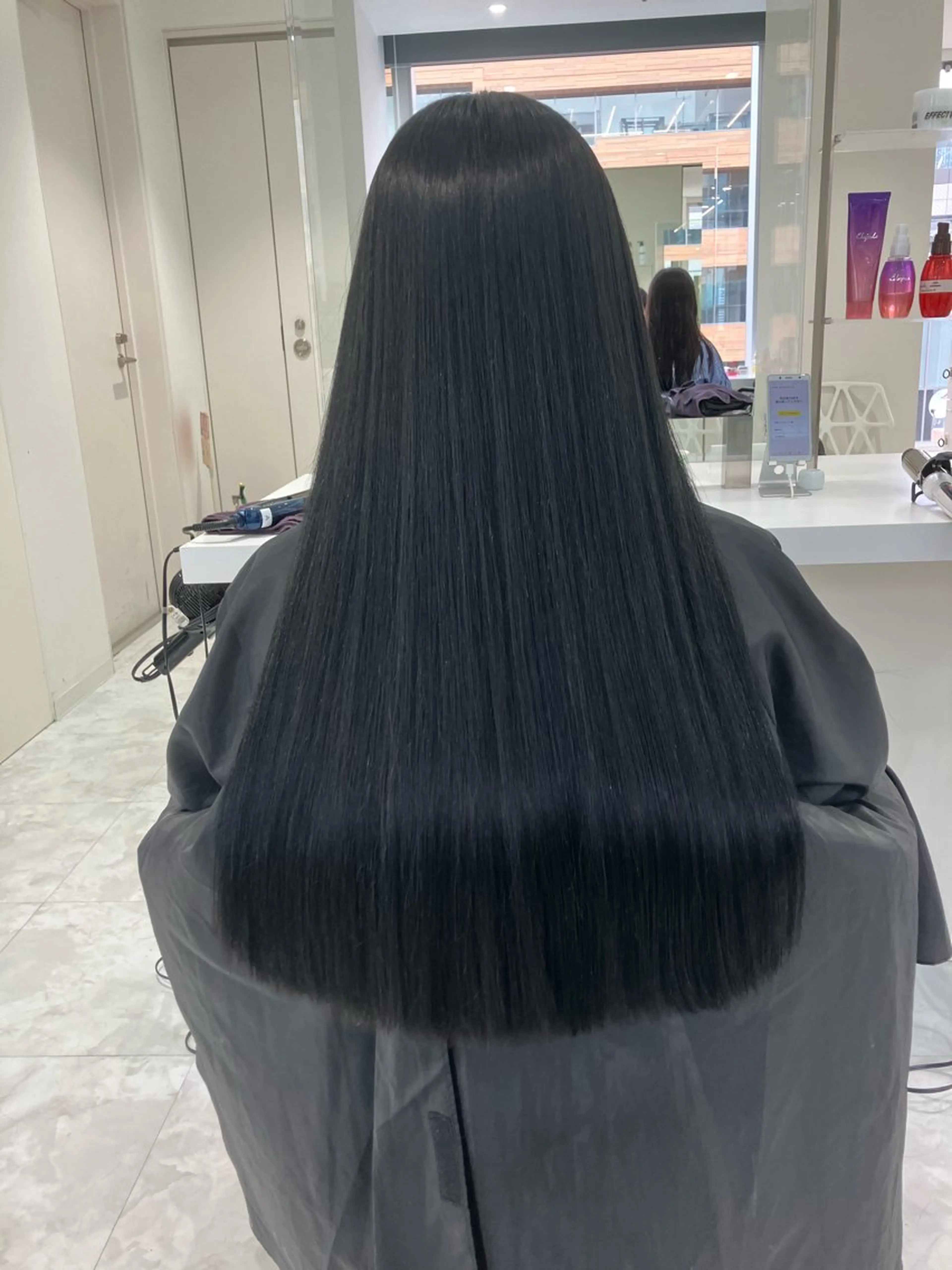 ロング カラー ヘアアレンジ 🫧透明感ラベンダー 似合わせ🫧あい🫧のヘアスタイル