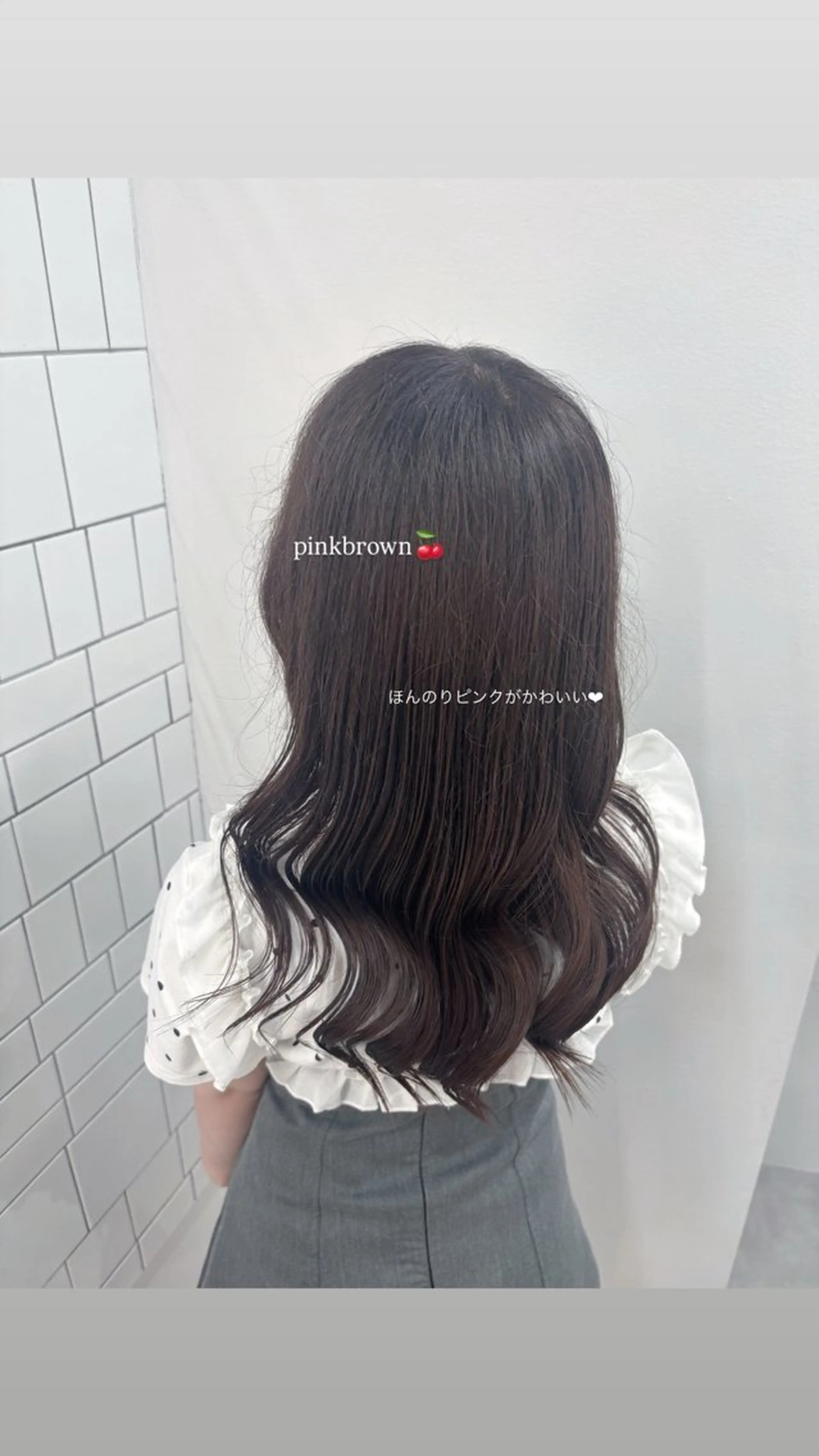 ロング イチセ ユキのヘアスタイル
