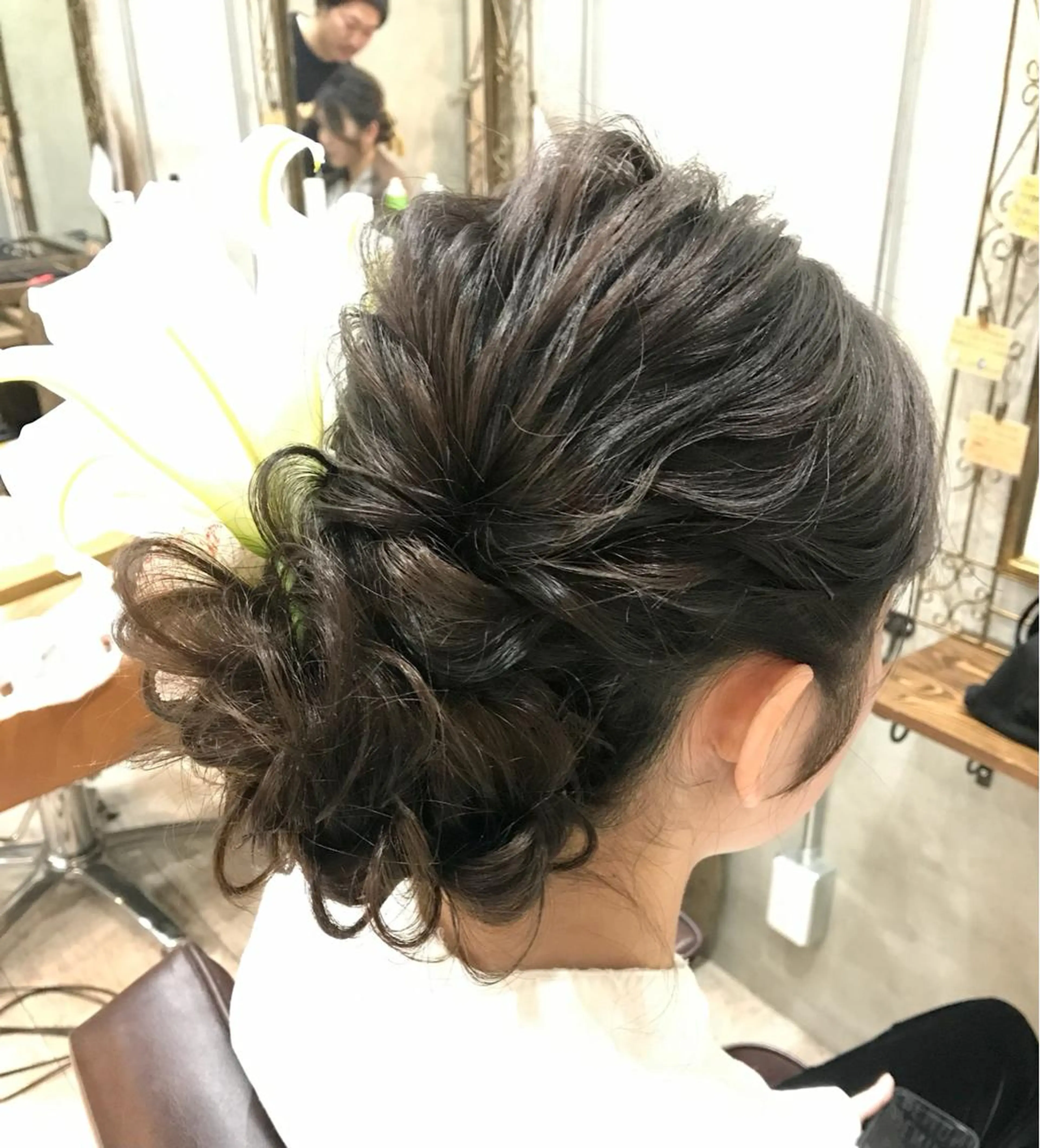 セミロング まつパ・ヘアセット ♡Chinami♡のマツエク・マツパデザイン