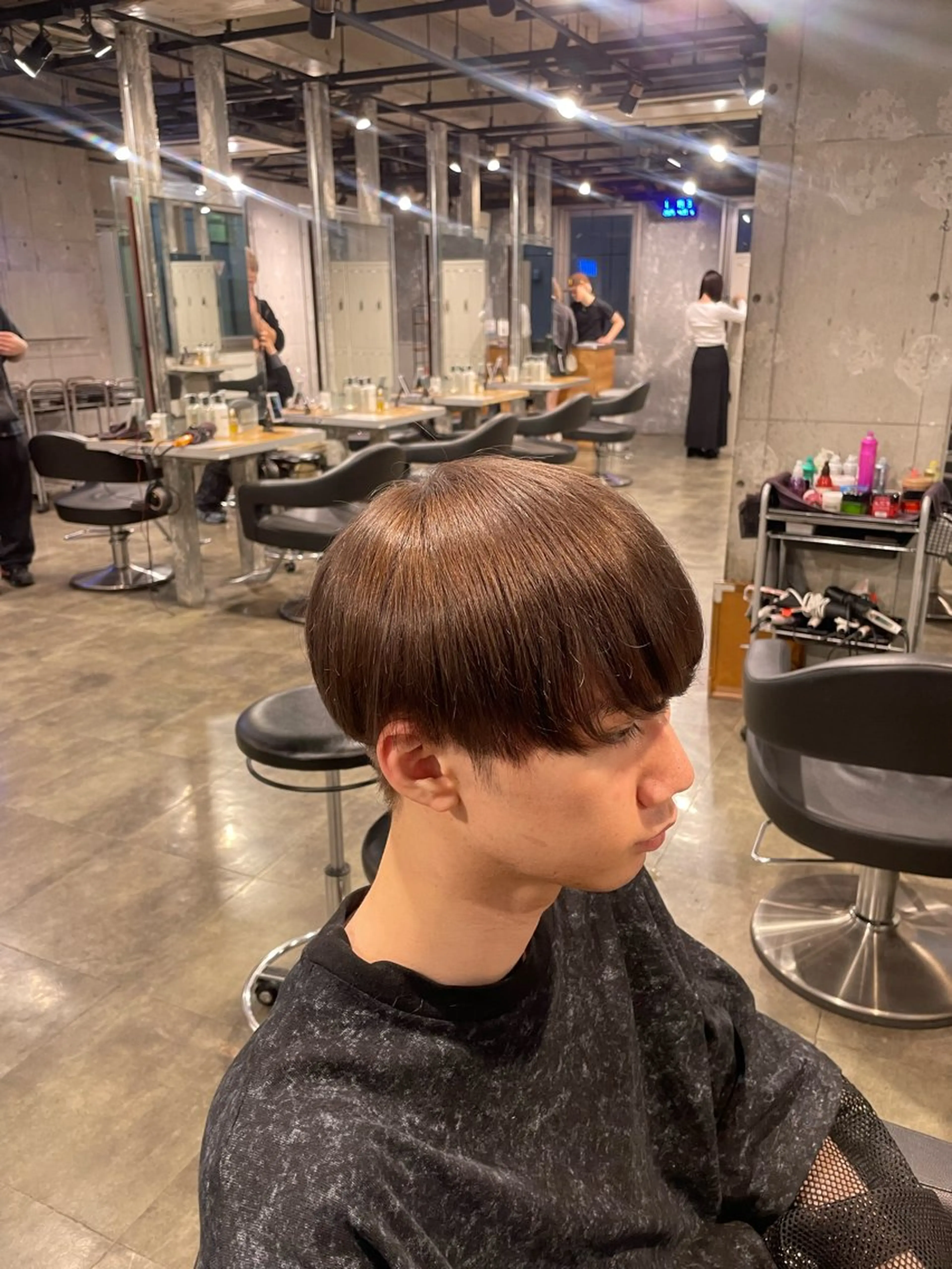 カラー ヘアカラー トリートメント ヘアセット 🤍ベージュ/透明感 韓国ヘア/まりん🤍のヘアスタイル