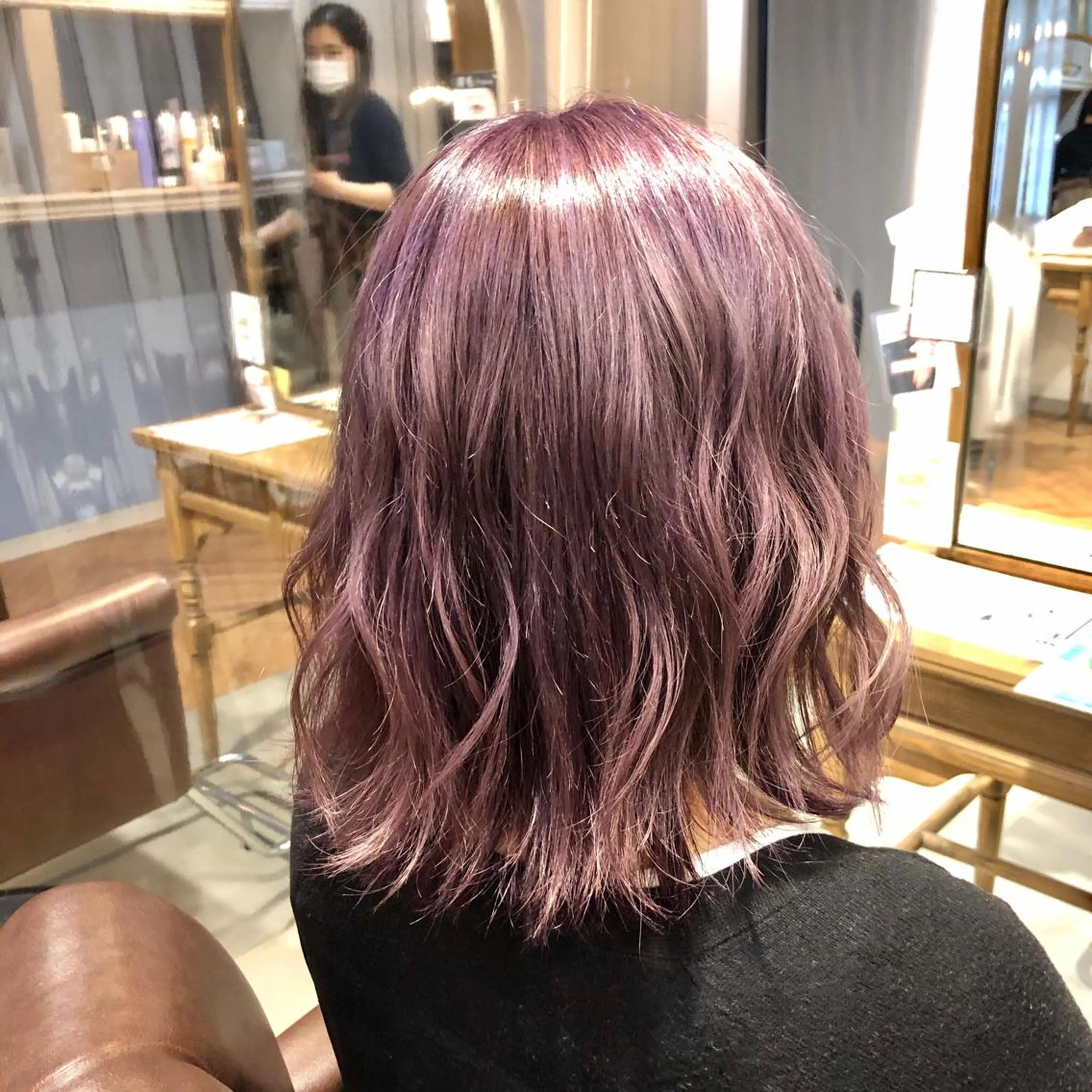 ミディアム カラー ダブルカラー 【脱白髪染め】【髪質 改善】仲井槙一のヘアスタイル