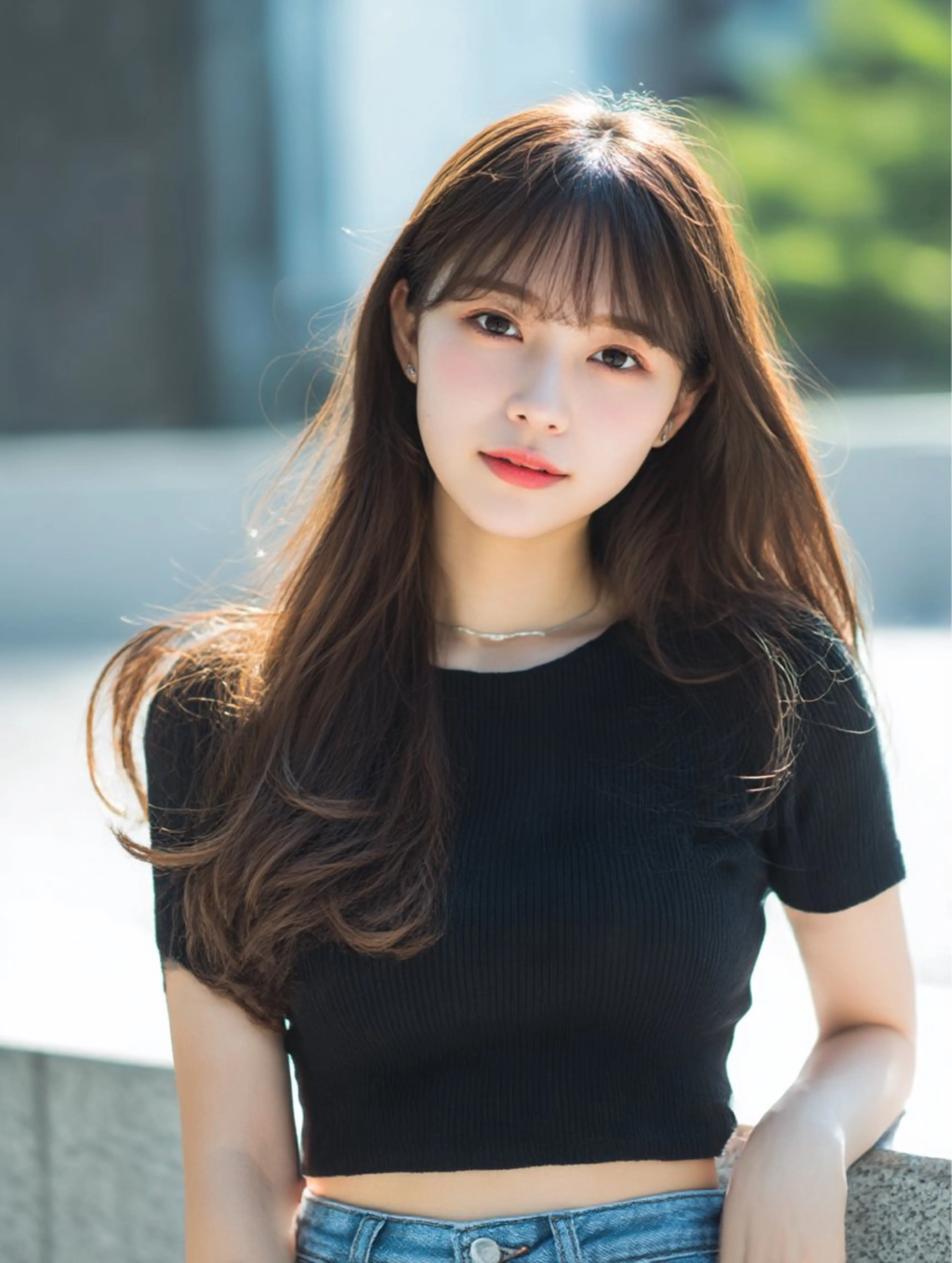 ロング カット 上原 心のヘアスタイル