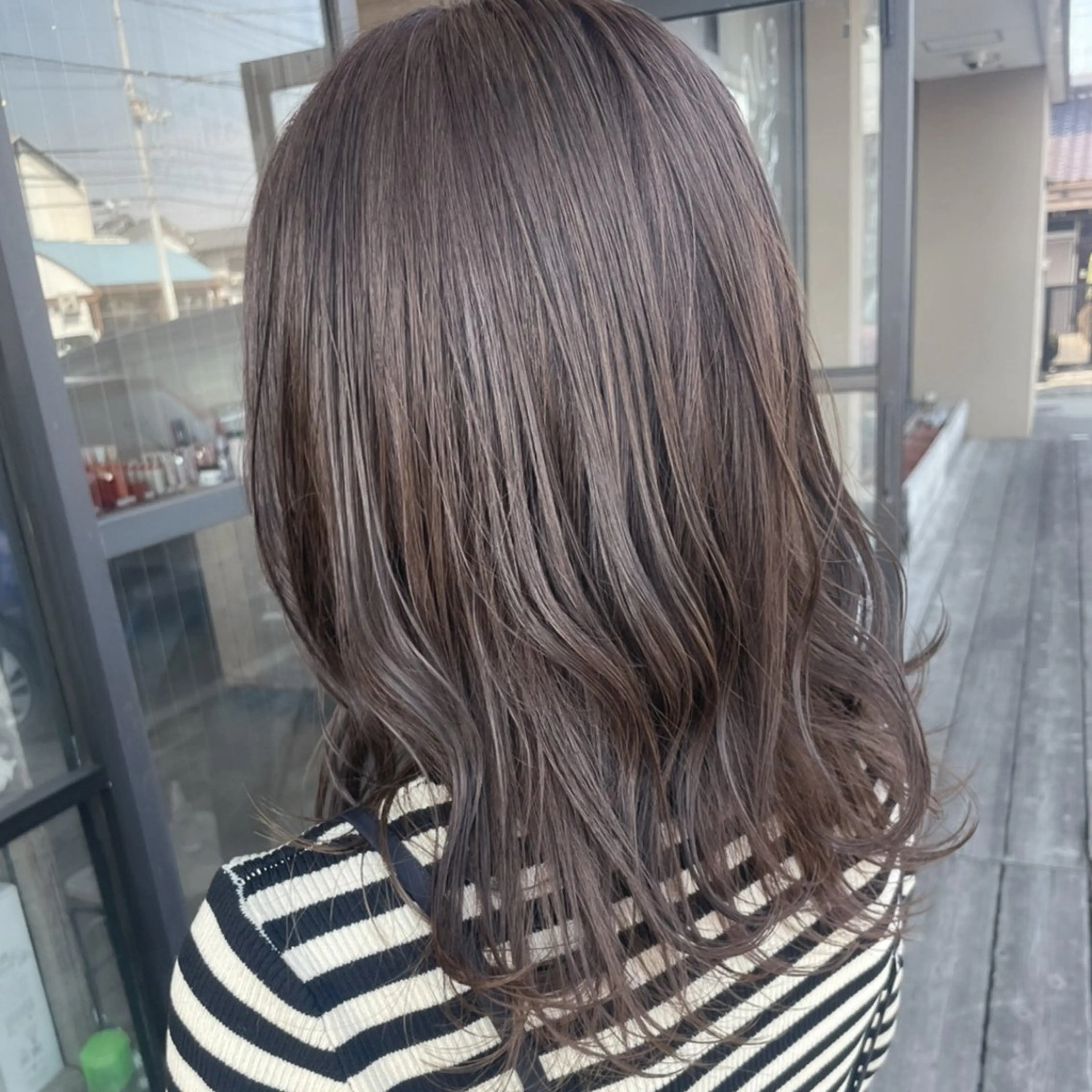 カラー アッシュ アッシュブラウン ブラウンカラー ヘアカラー 透明感カラー/パーマ 🌀アオノアユミのヘアスタイル