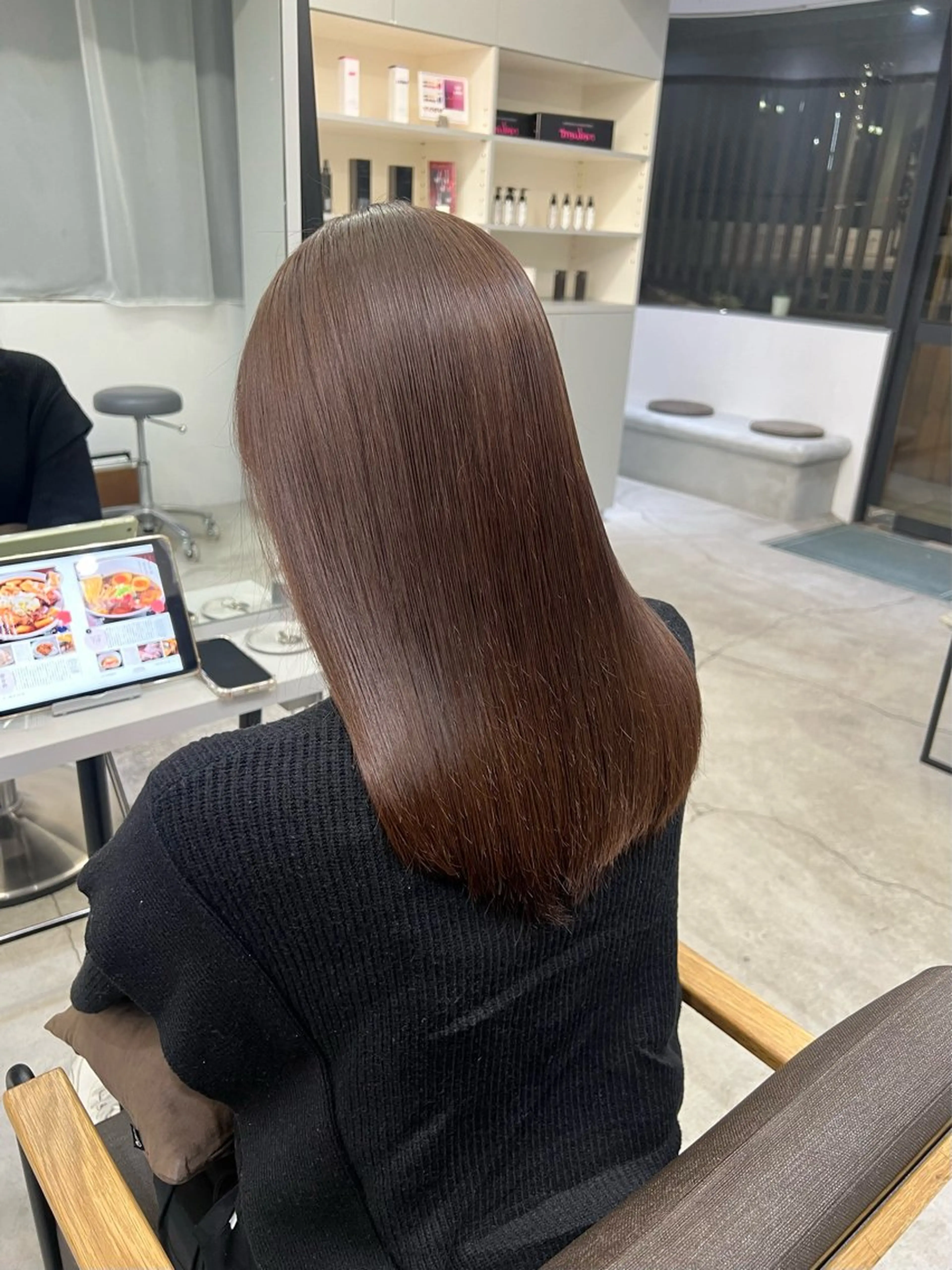 セミロング カット 縮毛矯正 トリートメント ✨毛髪診断で絶対綺麗 ✨美髪艶髪専門✨高浪のヘアスタイル