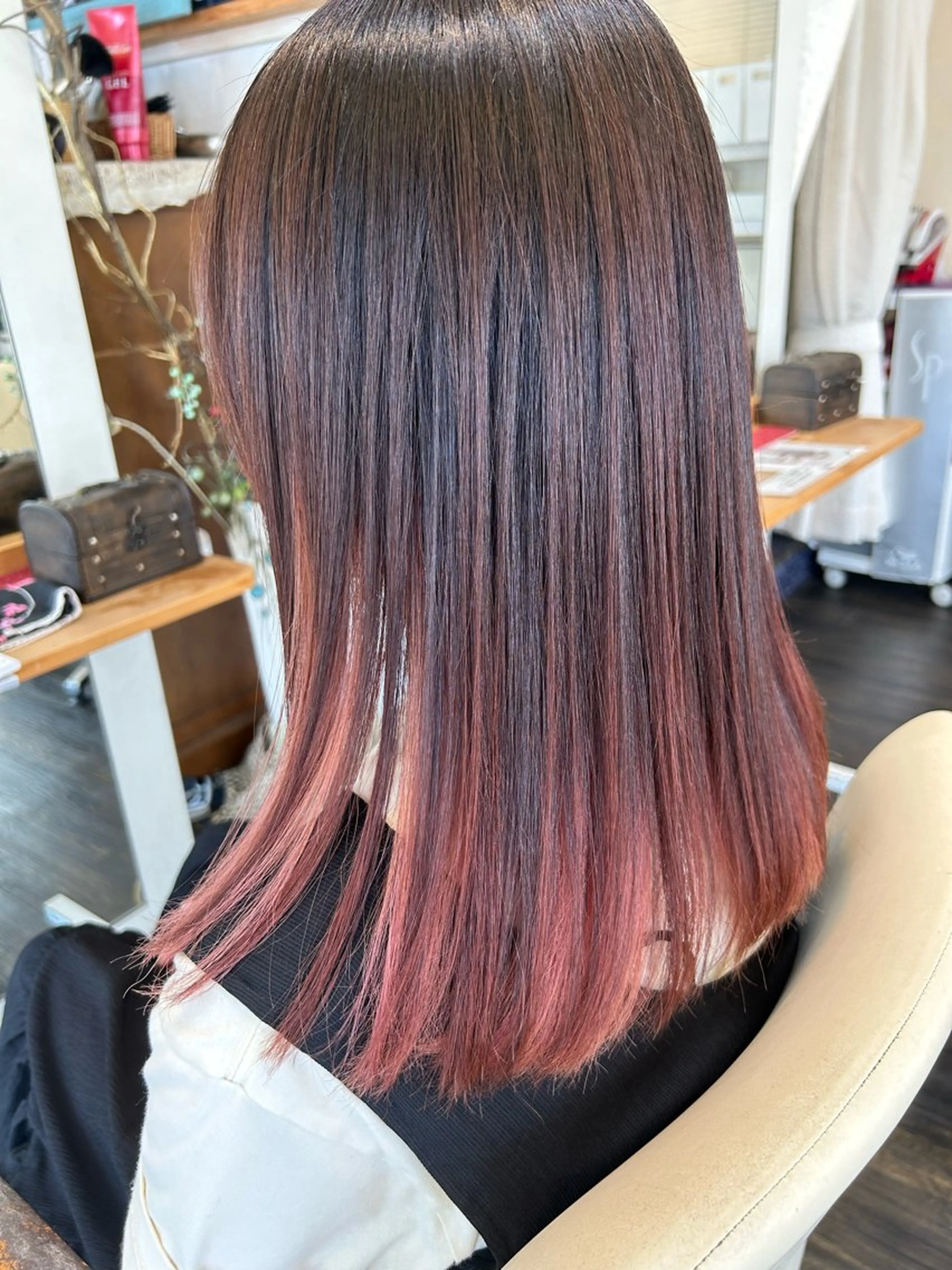 ロング カラー カット ヘアカラー トリートメント ヘアセット DiMPlE  ディンプル所属・🌸スタイリスト 山浦美恵のヘアスタイル