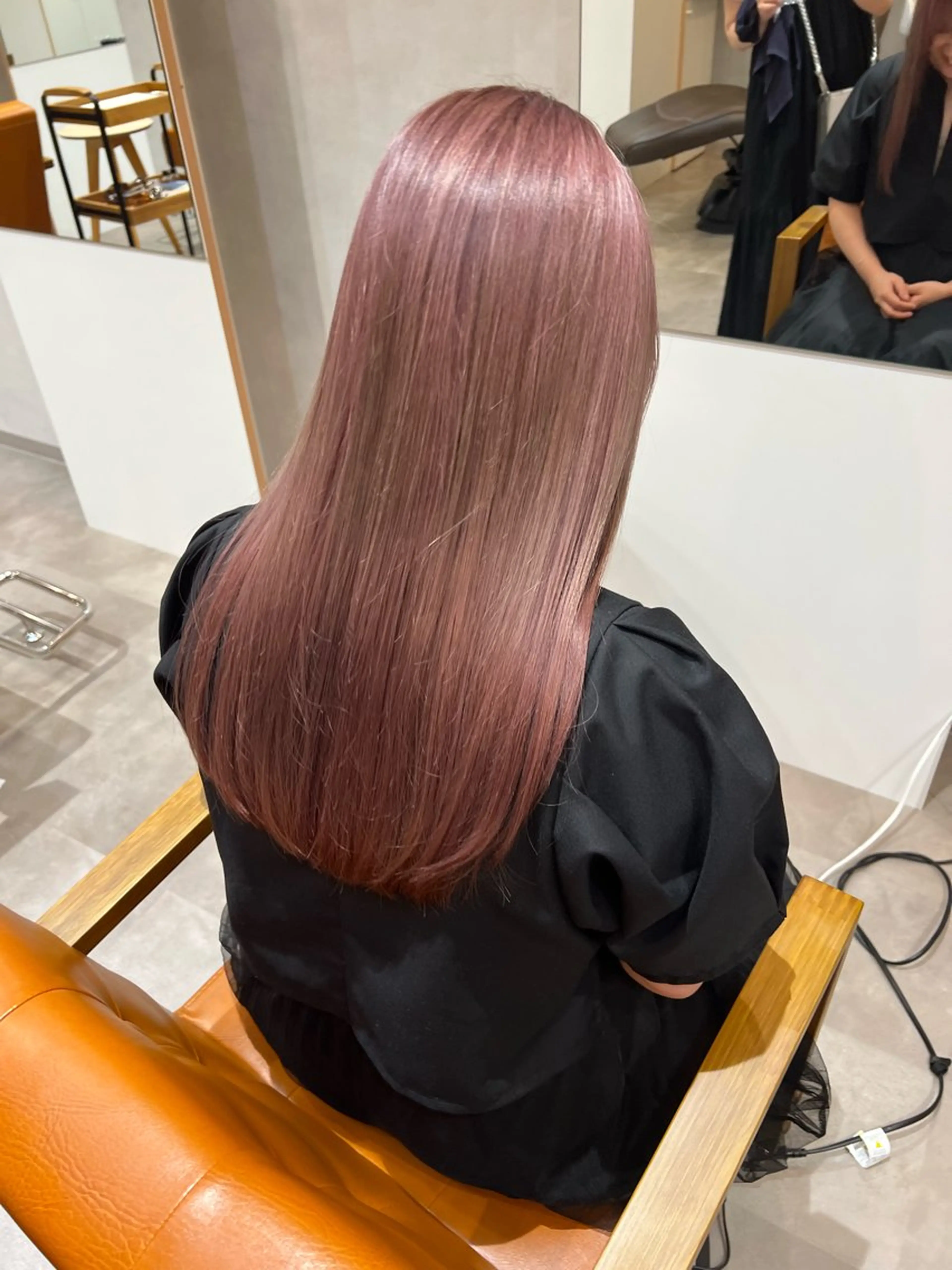 ロング 縮毛矯正/髪質改善 riwaのヘアスタイル