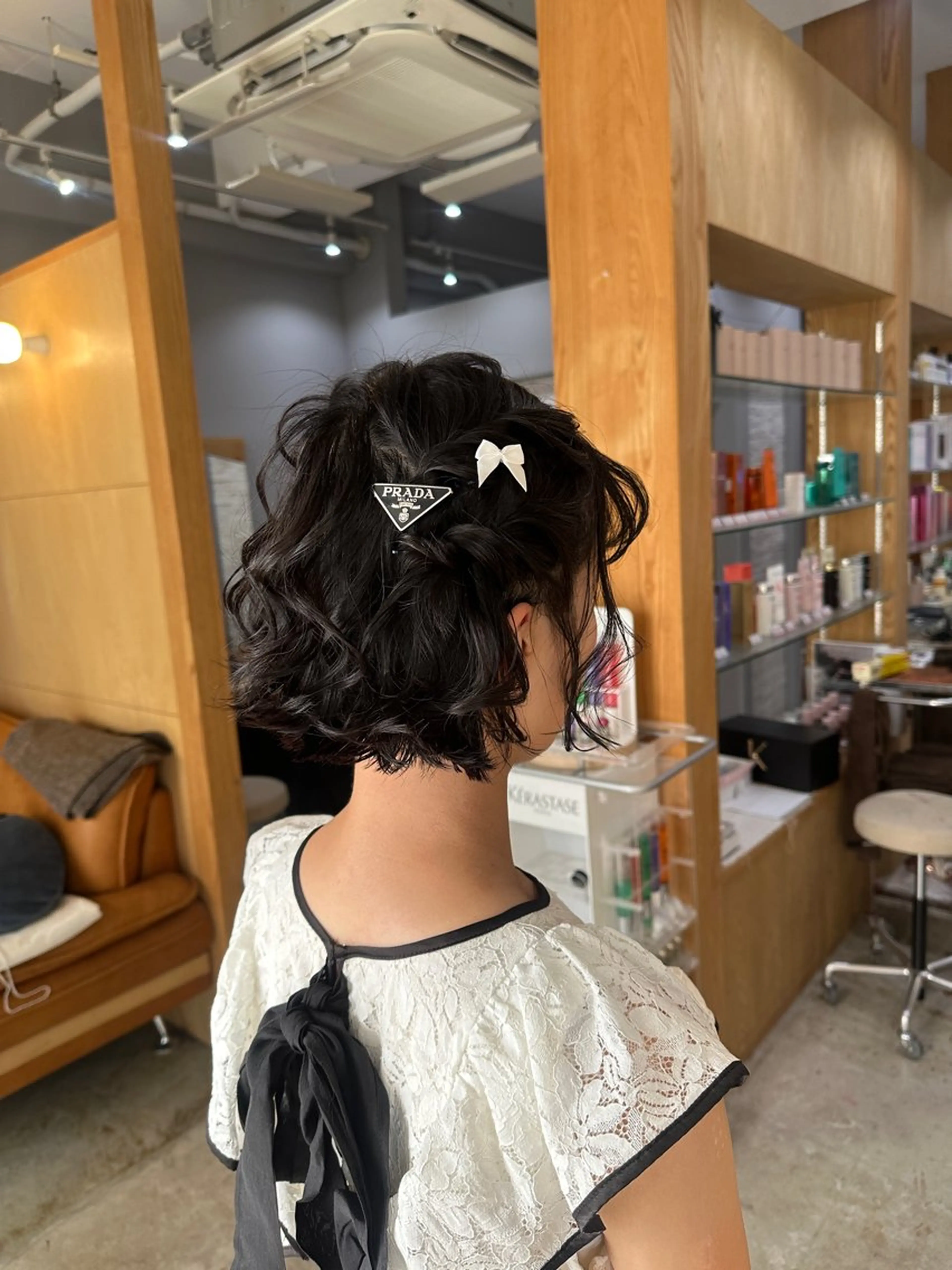 ミディアム ヘアセット miloc MOMOKAのヘアスタイル