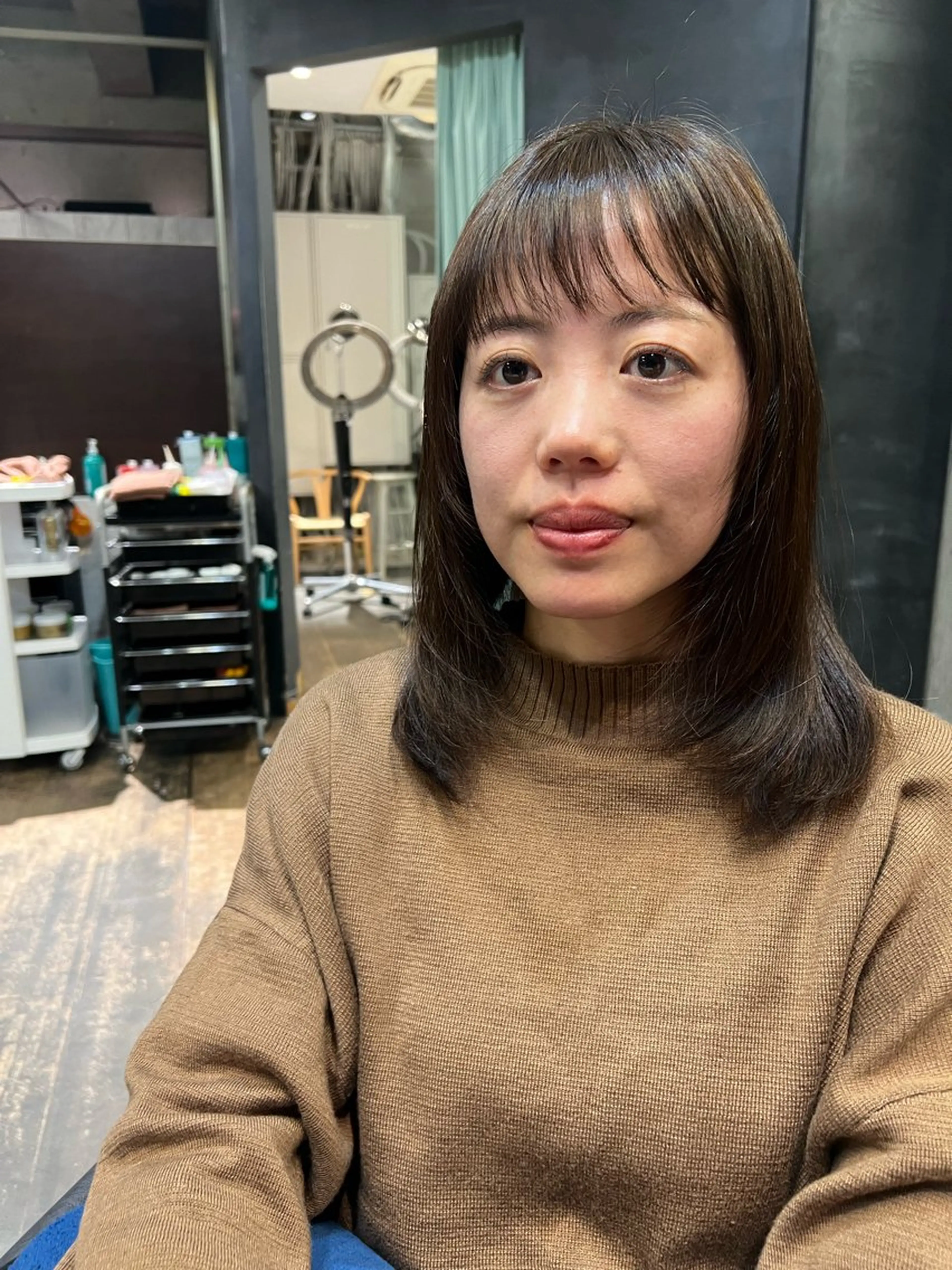 ミディアム ヘアアレンジ ROBBY所属・松井美樹/似合わせ ガーリー・韓国のヘアスタイル