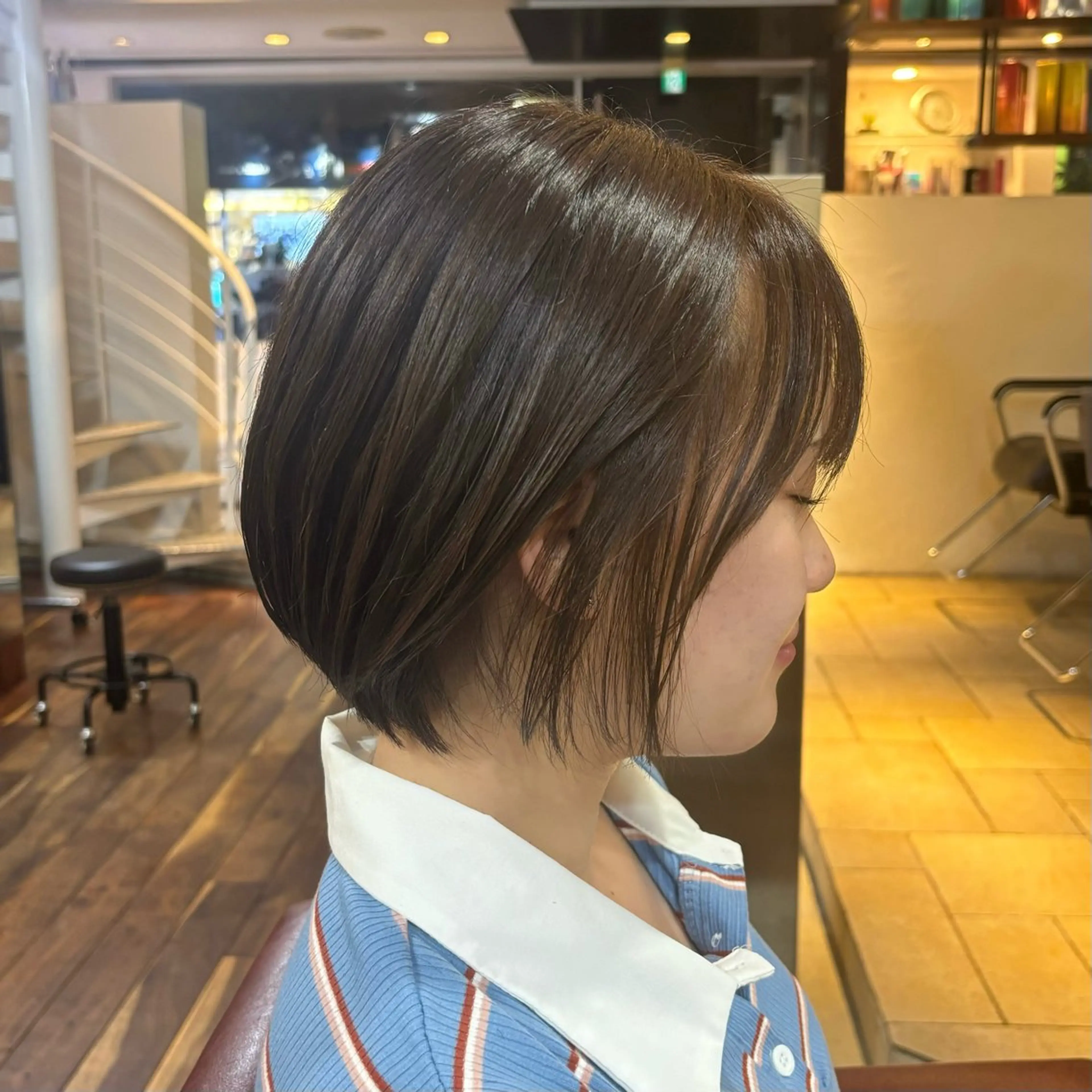 ショート ショートボブ ボブ ショートヘア HAIR&MAKE SeeK 八王子店所属・盛れる顔まわり/上品 BOB/フウカ🩶のヘアスタイル