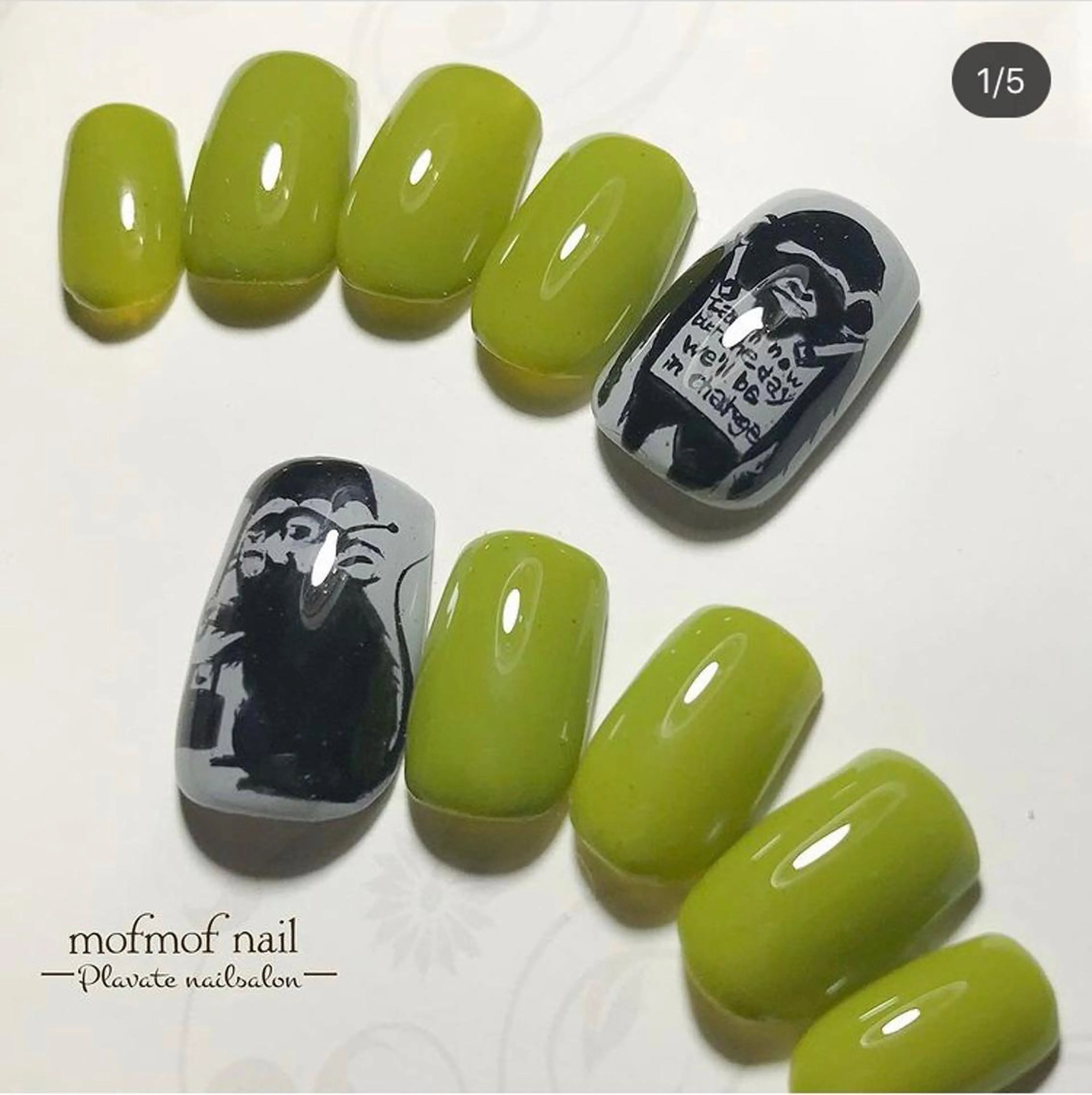 ネイル ネイルチップ mofmofnail 🌿shimizuのネイルデザイン