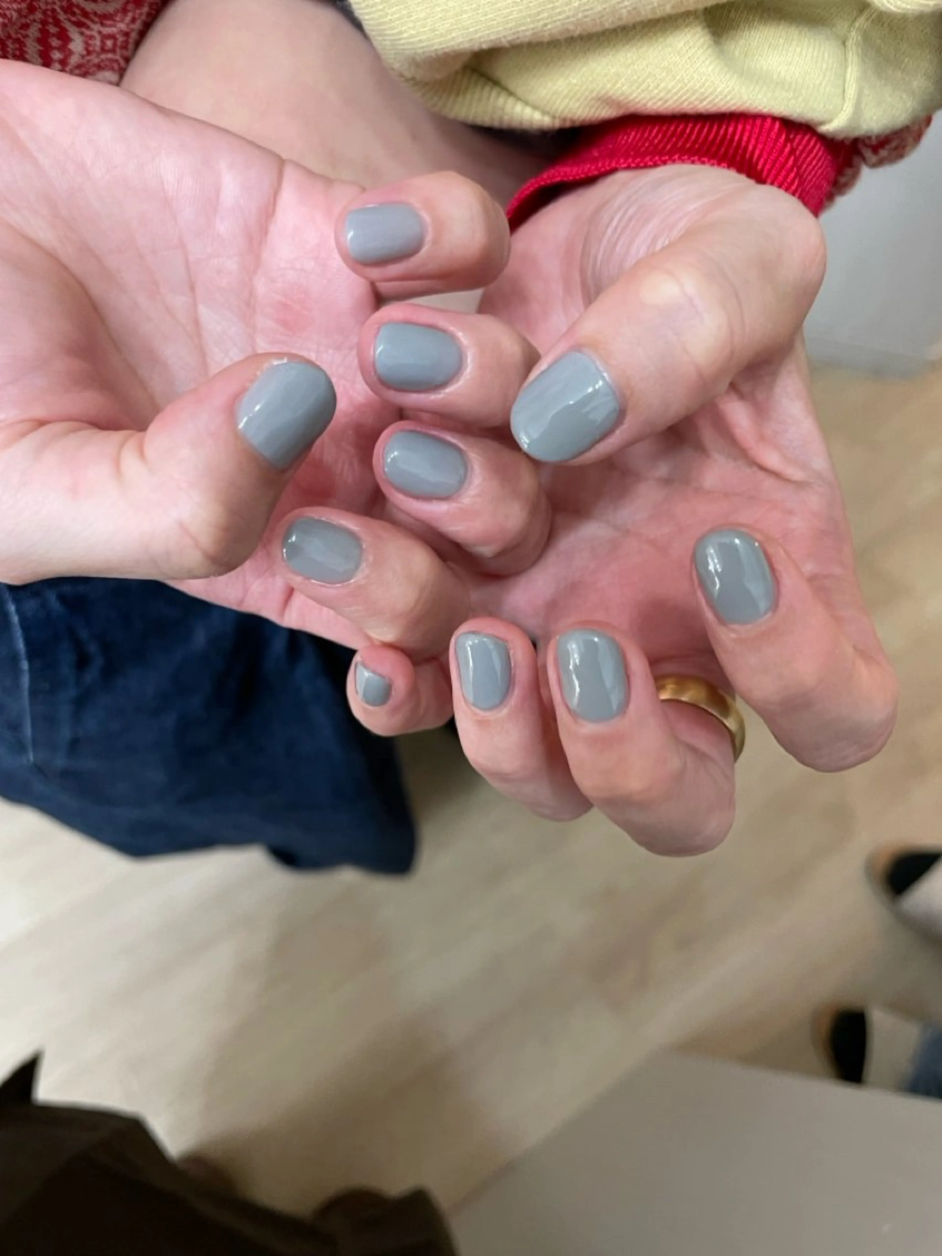HAND◇ジェルオフあり◇ケア付きワンカラーの写真