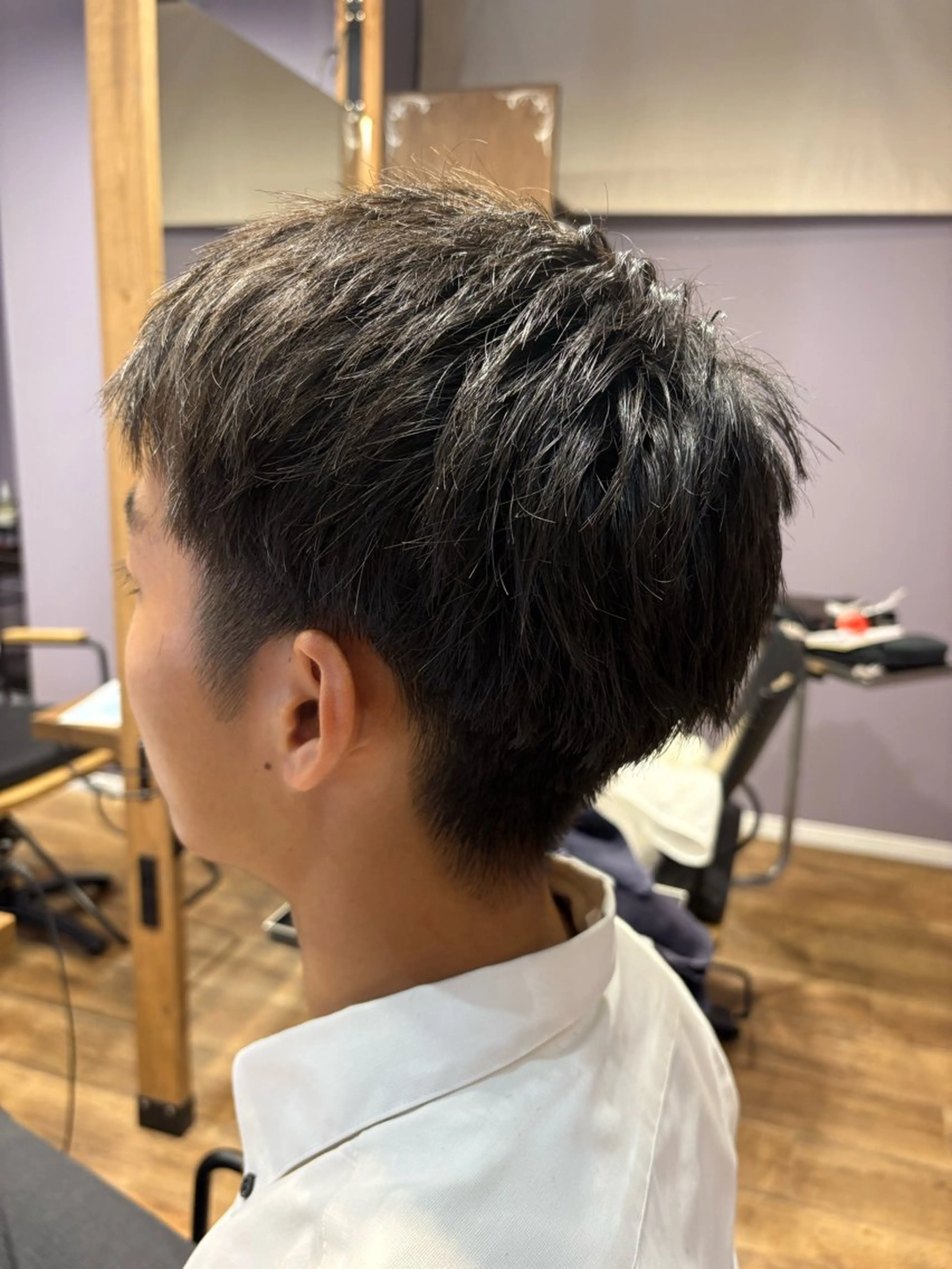 ショート メンズ レイヤーカット カット メンズ特化⭐️ ハイトーン/yutoのヘアスタイル