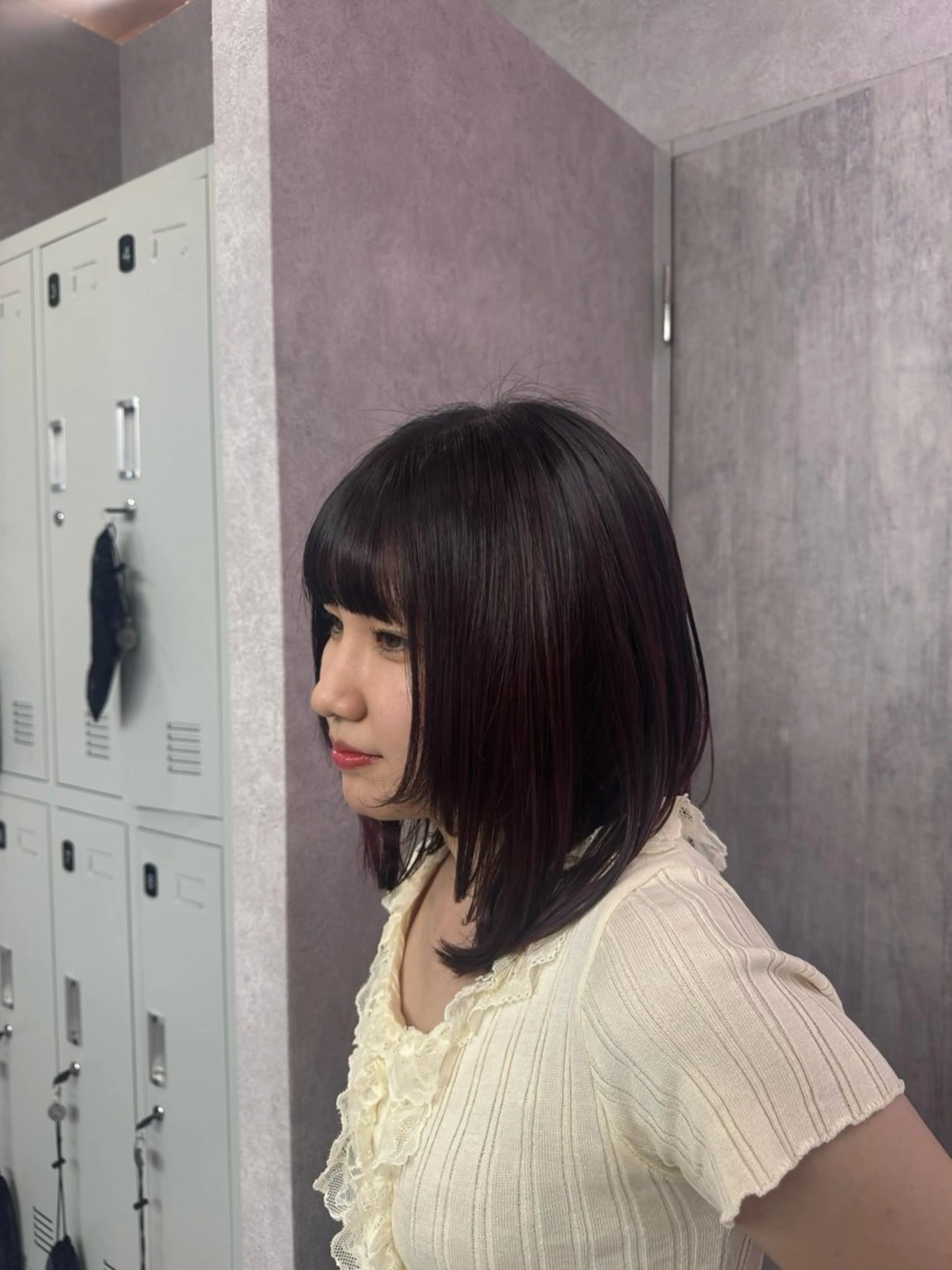 ミディアム ヘアカラー SOL しゅのんのヘアスタイル