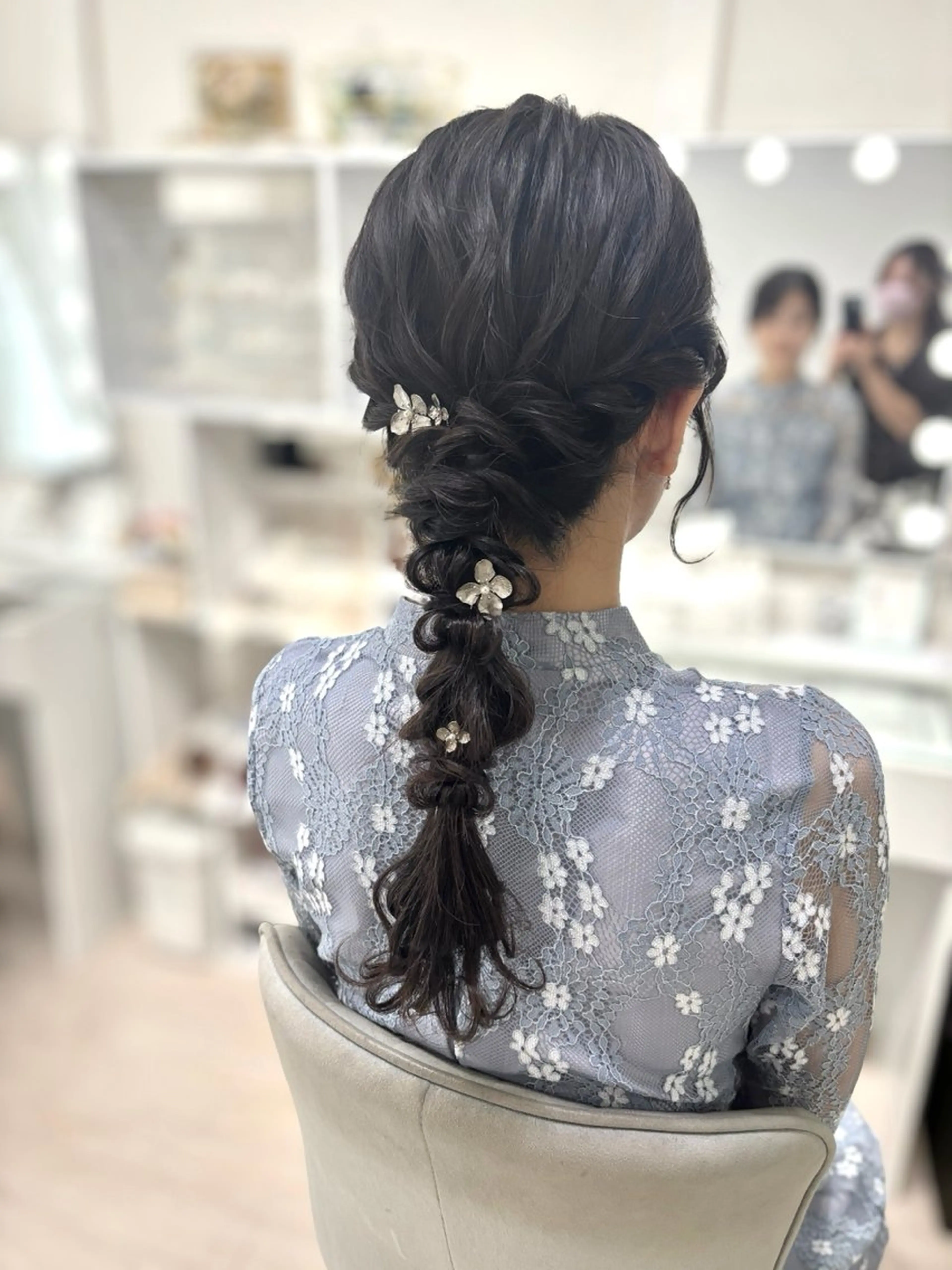 ロング ヘアセット 金山/ヘアメイク 佐野 妃都美のヘアスタイル