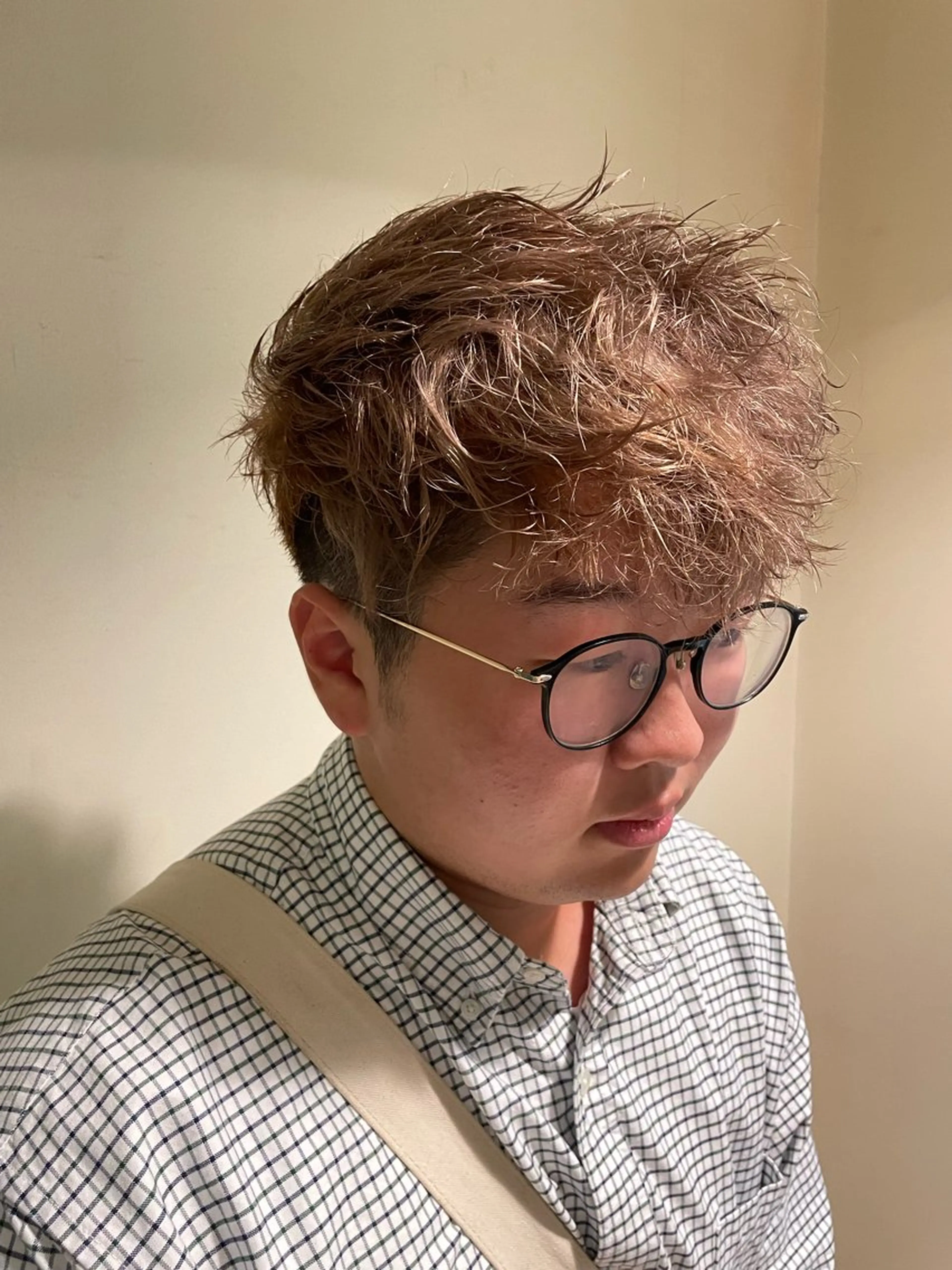 カラー パーマ メンズ カット パーマ 💈神戸メンズ パーマ流基斗💈のヘアスタイル