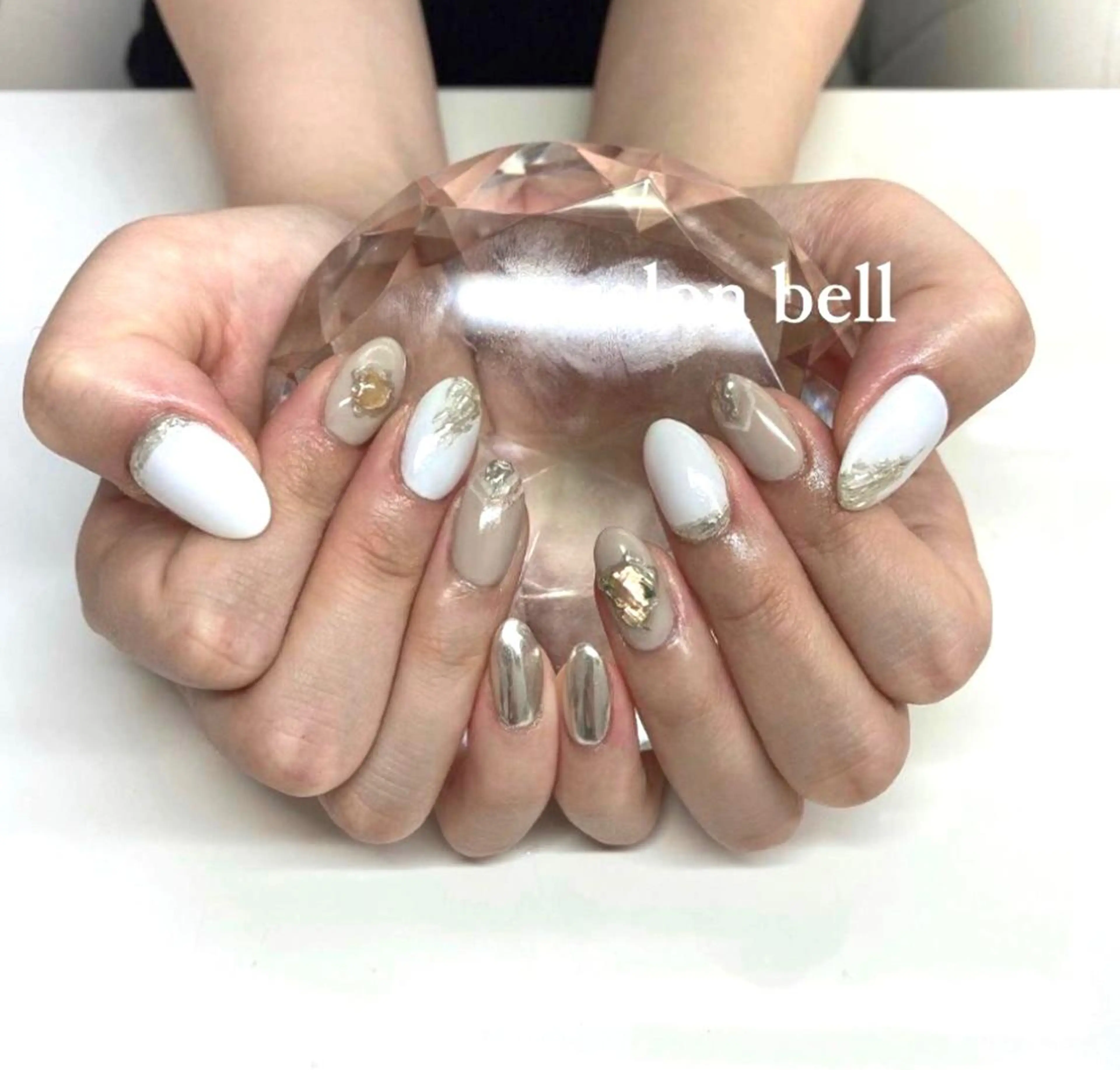 ネイル ニュアンスネイル Bell 富田林店 SAYAKAのネイルデザイン