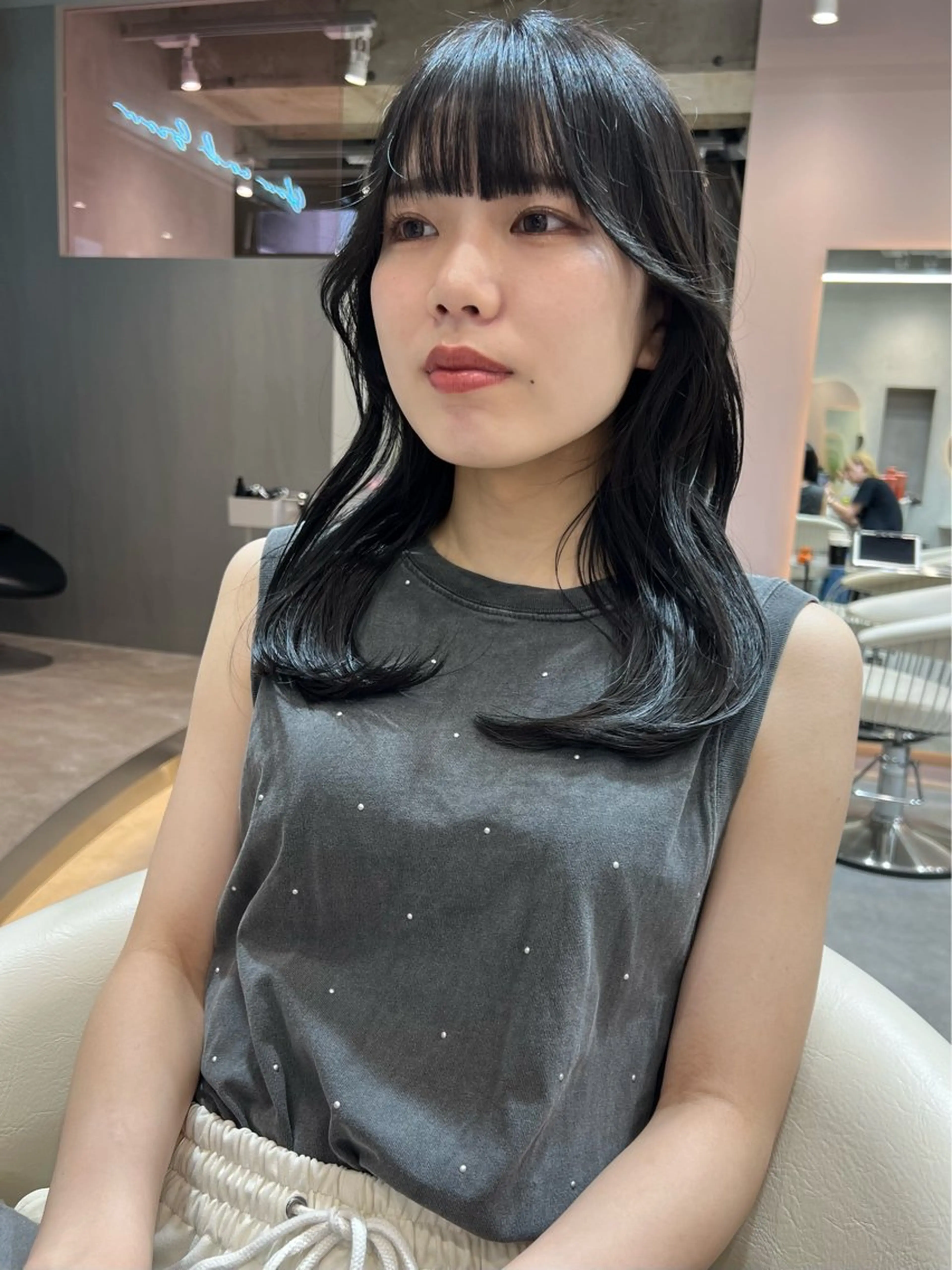 セミロング カラー ヘアアレンジ 🇰🇷韓国メンズ 特化🇰🇷松永恭征のヘアスタイル