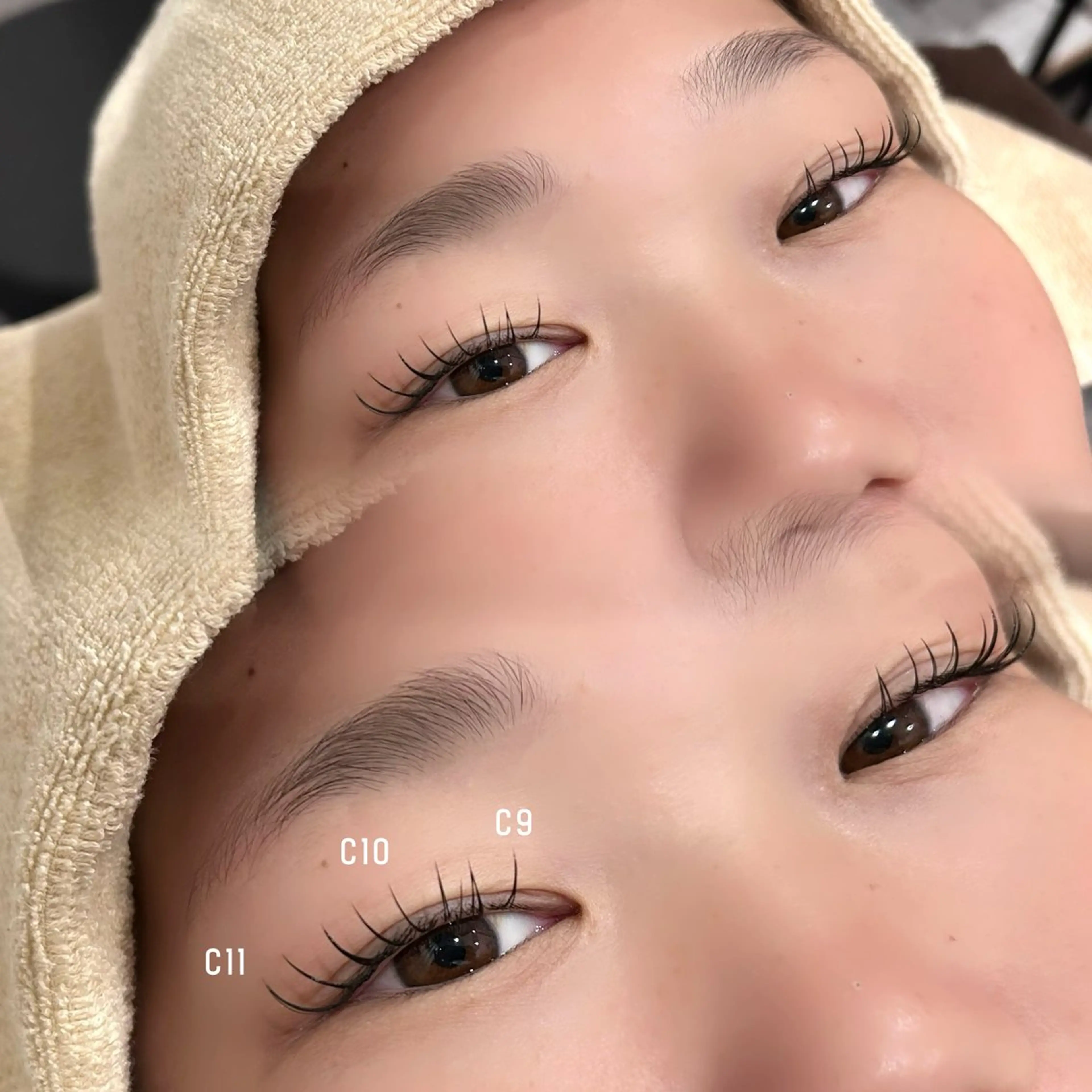 マツエク・マツパ フラットラッシュ 目尻長め セクシー eyestyle JURIAのマツエク・マツパデザイン