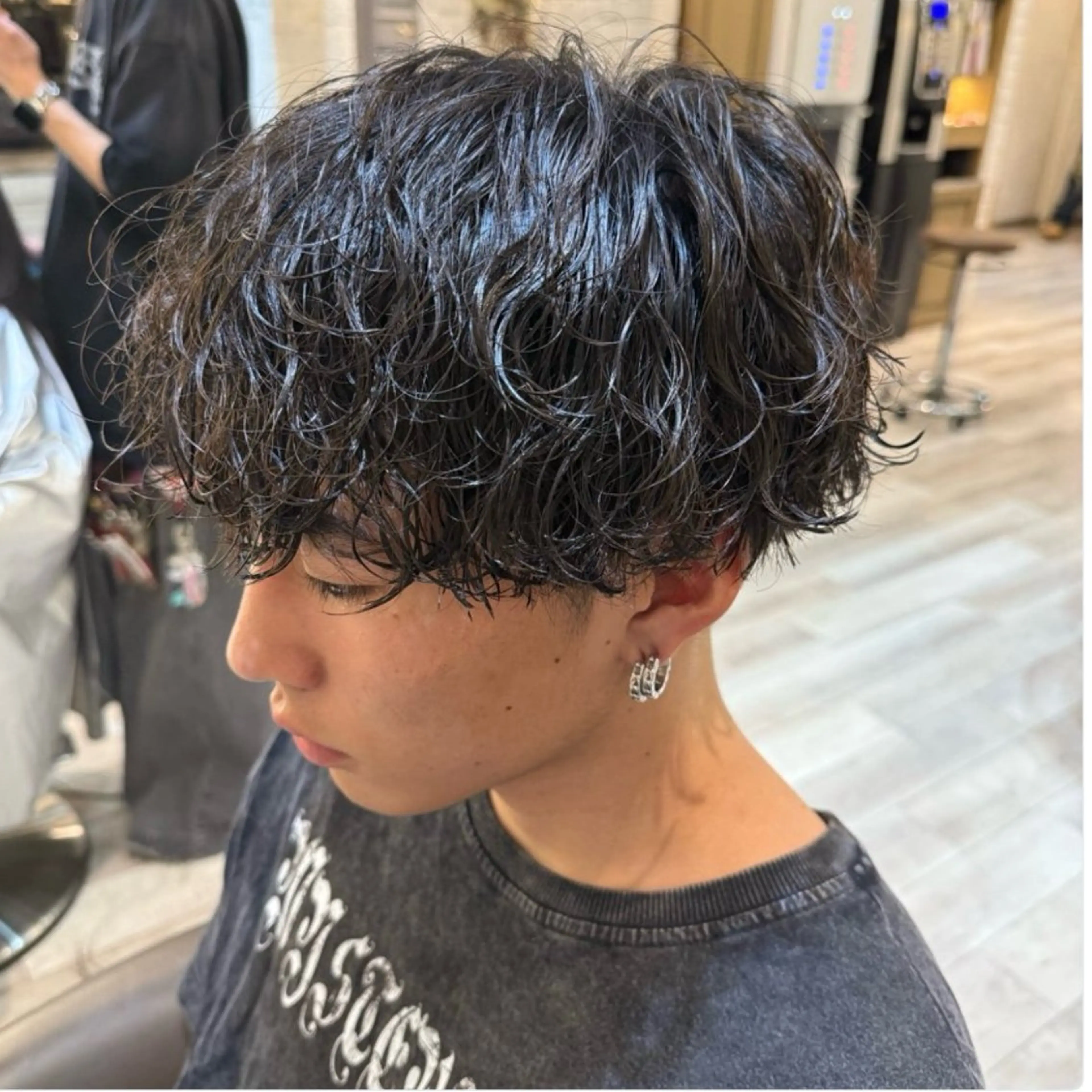 メンズ限定‼️カット＋ノーマルパーマ＋2STEP TR＋炭酸泉の写真