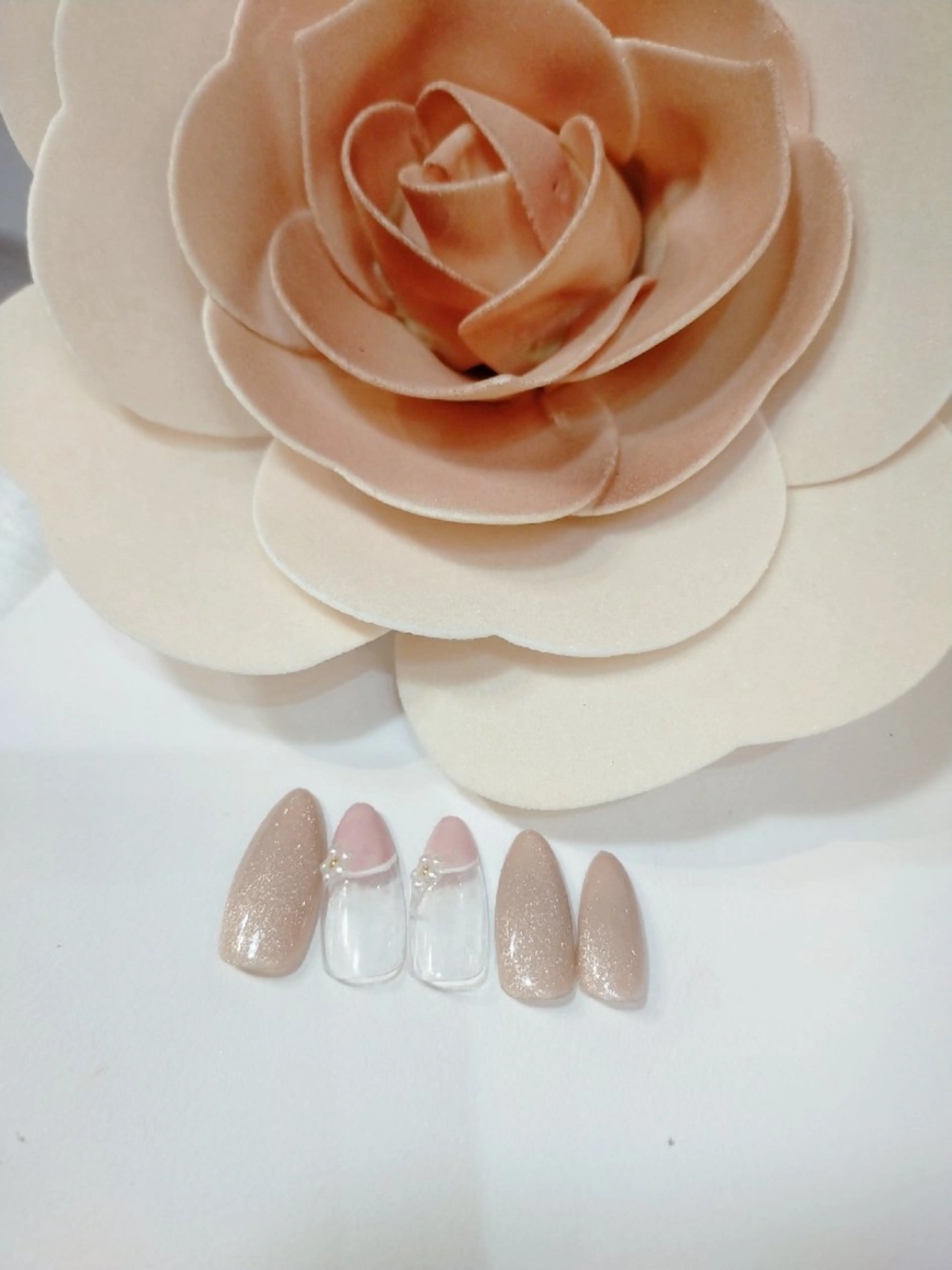 ネイル フレンチネイル マグネットネイル ハンドネイル MAHALO NAIlのネイルデザイン