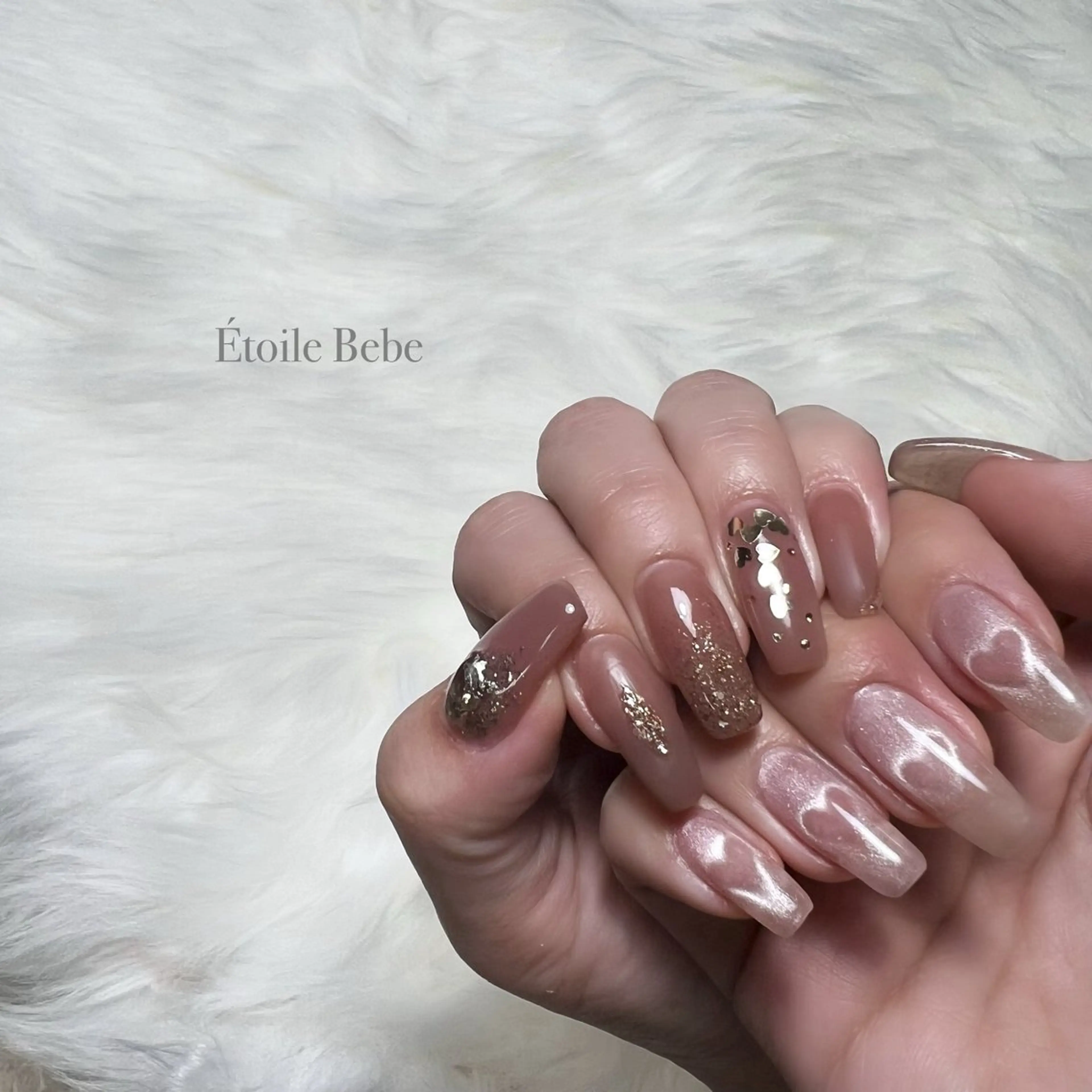 ネイル ニュアンスネイル Étoile Bebeのネイルデザイン