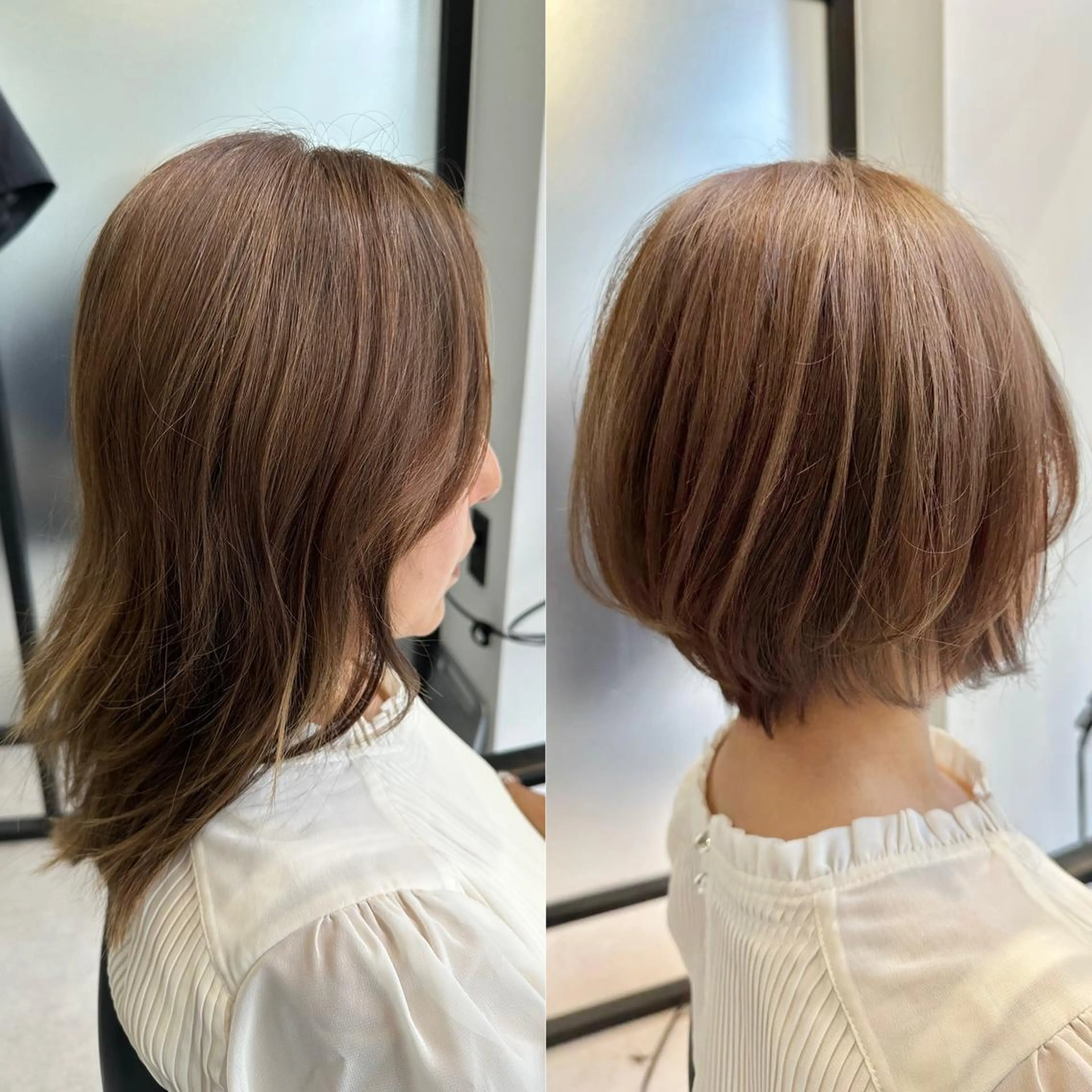 ショート SALOWIN心斎橋Suite店所属・ブリーチ毛にもできる 縮毛矯正OJIROのヘアスタイル