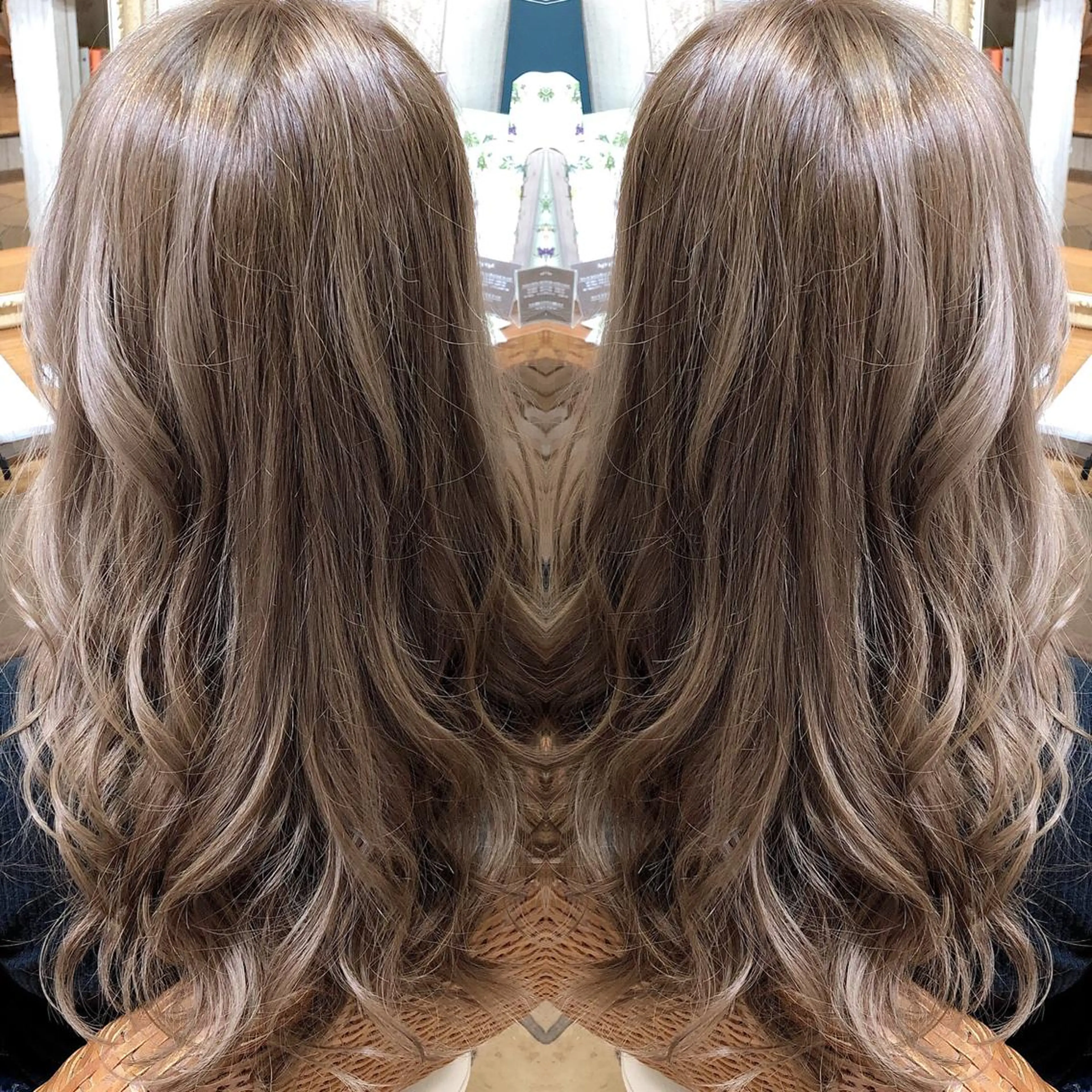 ロング kr2s アメ村のヘアスタイル