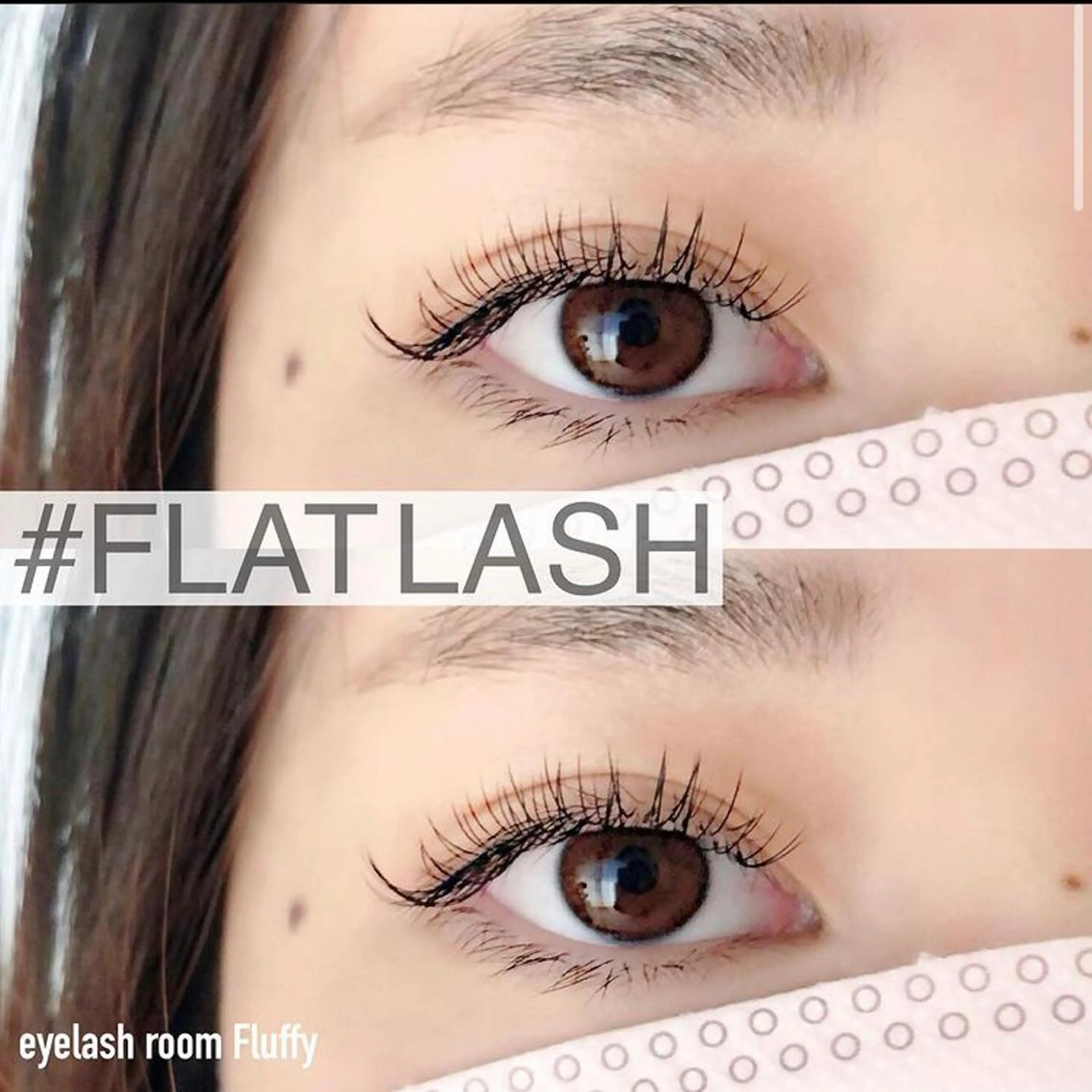マツエク・マツパ フラットラッシュ セーブル マツエク NOA eyelash&eyebrow所属・Ishikawa .のマツエク・マツパデザイン