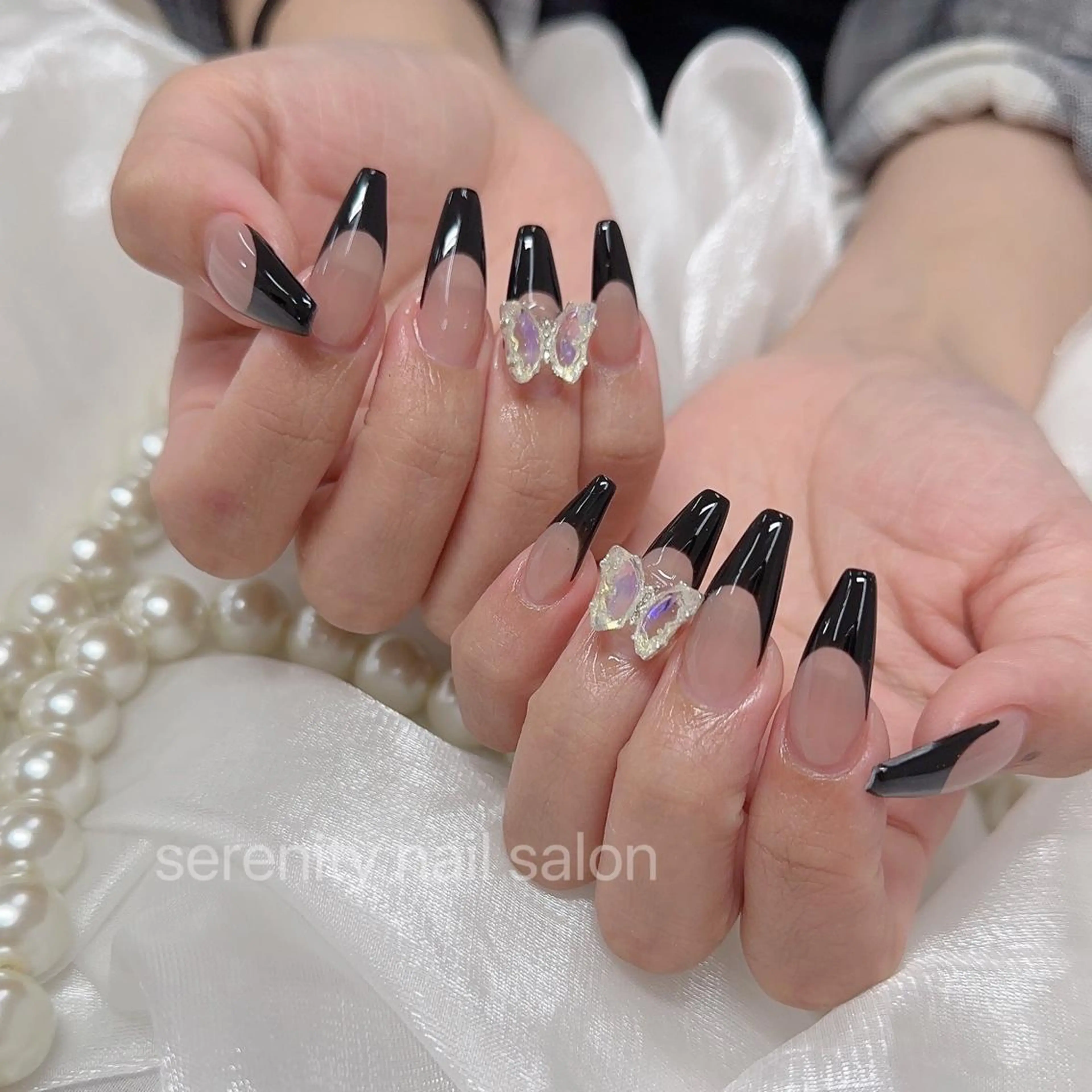 ネイル ハンドネイル ハンドケア ✨Serenity ワンホンネイルのネイルデザイン