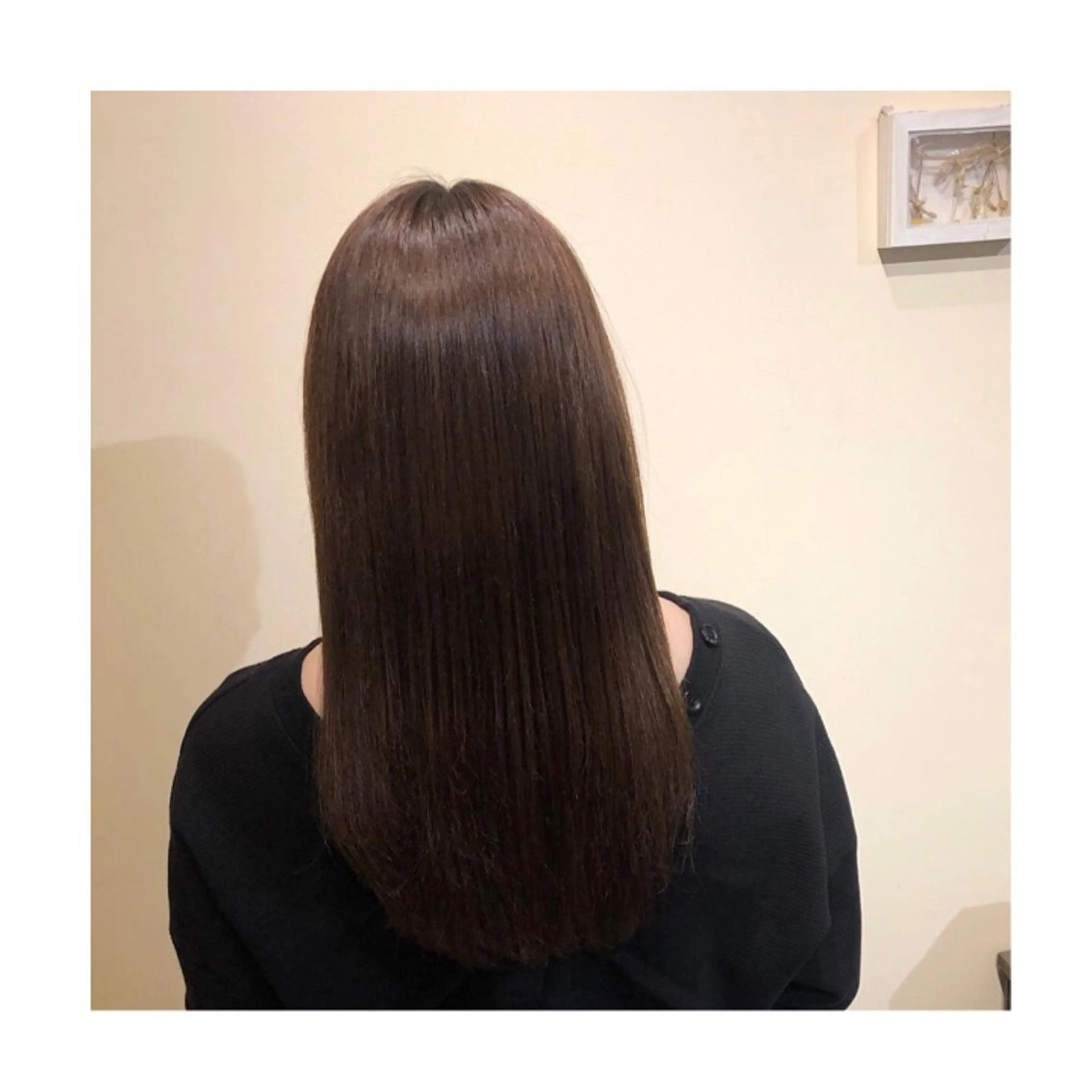 ロング 縮毛矯正 トリートメント ❁⃘ ち だ り さ ❁⃘のヘアスタイル