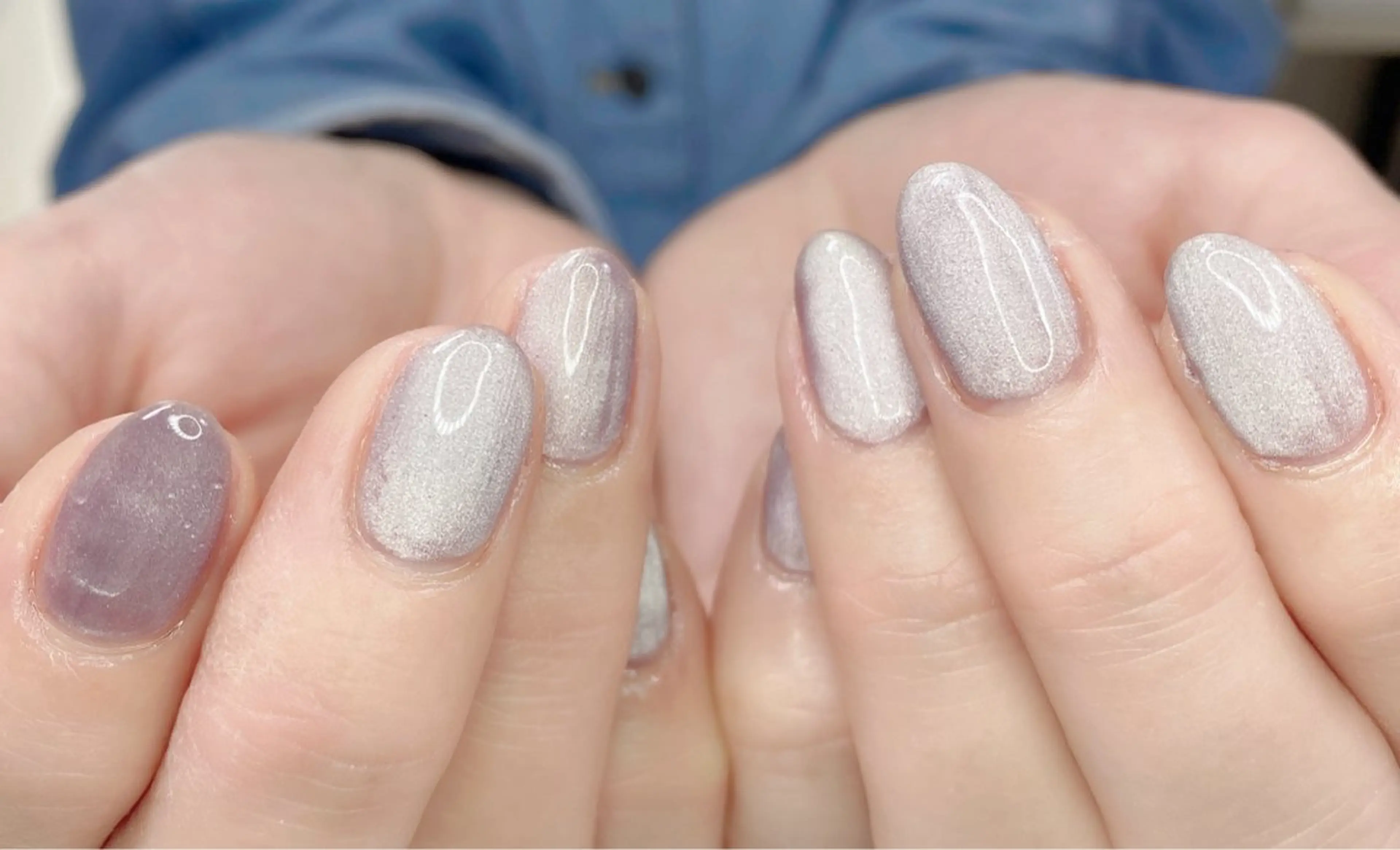 ネイル マグネットネイル ワンカラーネイル ハンドネイル MYU Nails所属・MYU Nailsのネイルデザイン