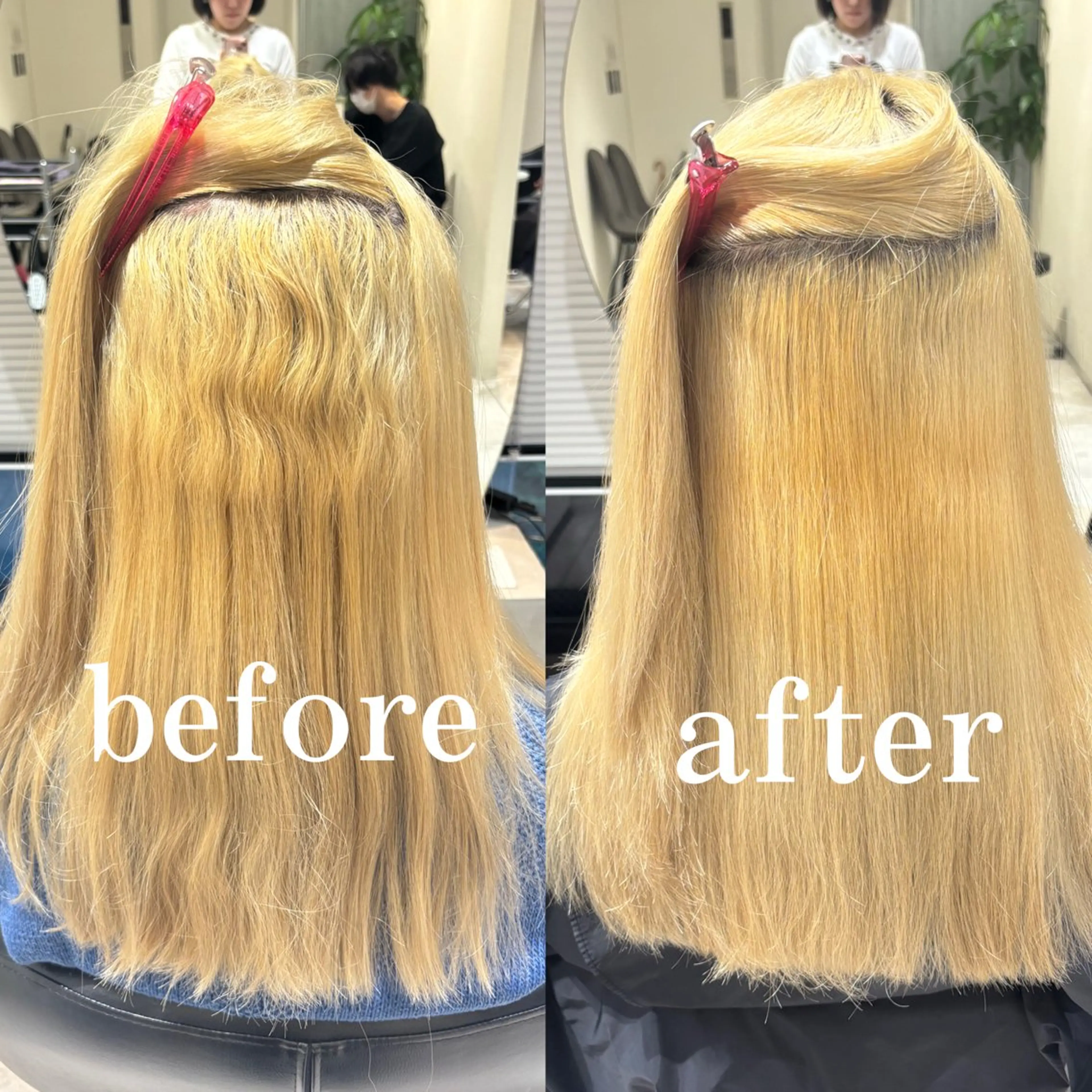 ロング 縮毛矯正 🧸艶髪🫧‪🎀 岡由紀乃のヘアスタイル