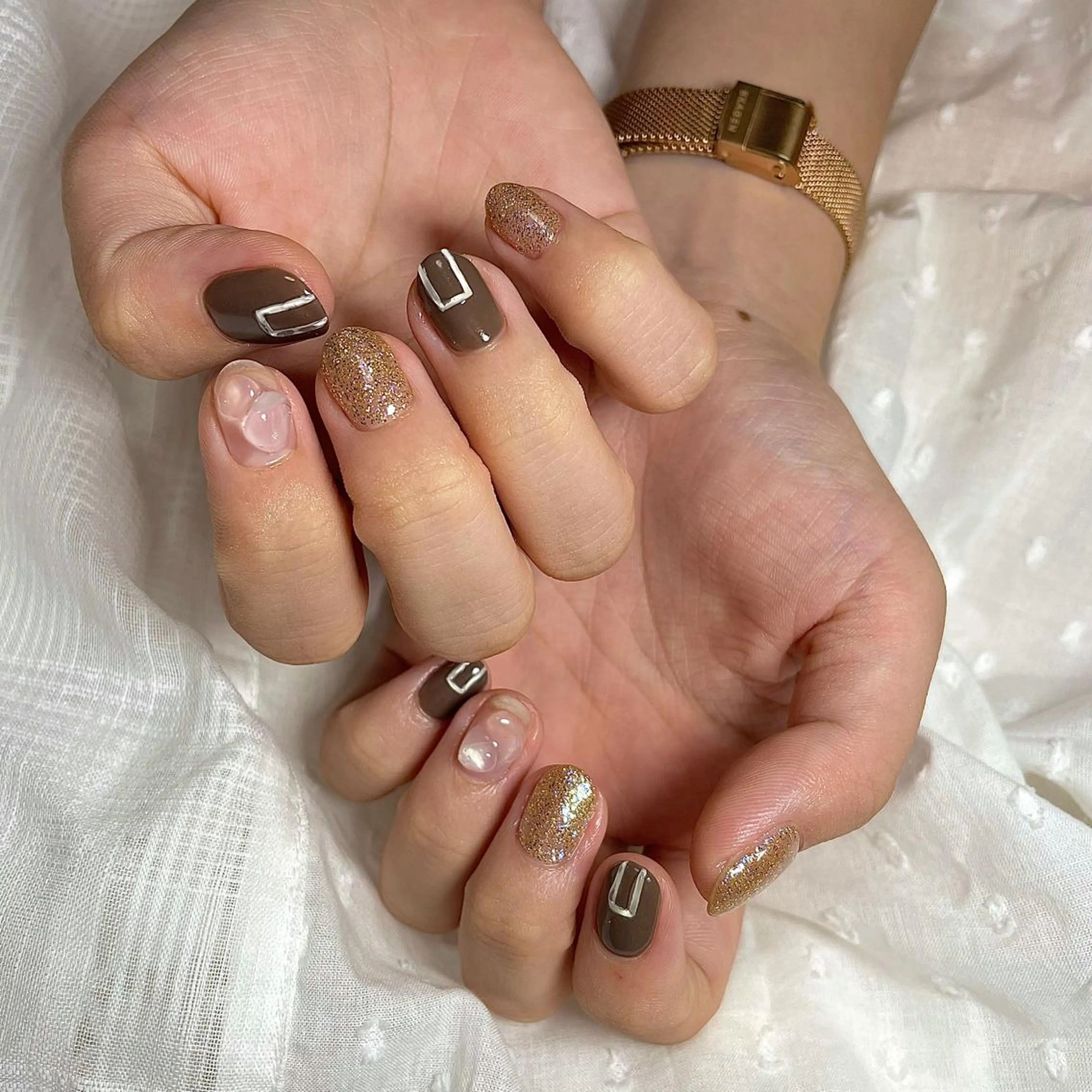 ネイル ハンドネイル Nailsalon BLOOM🌷 山崎のネイルデザイン