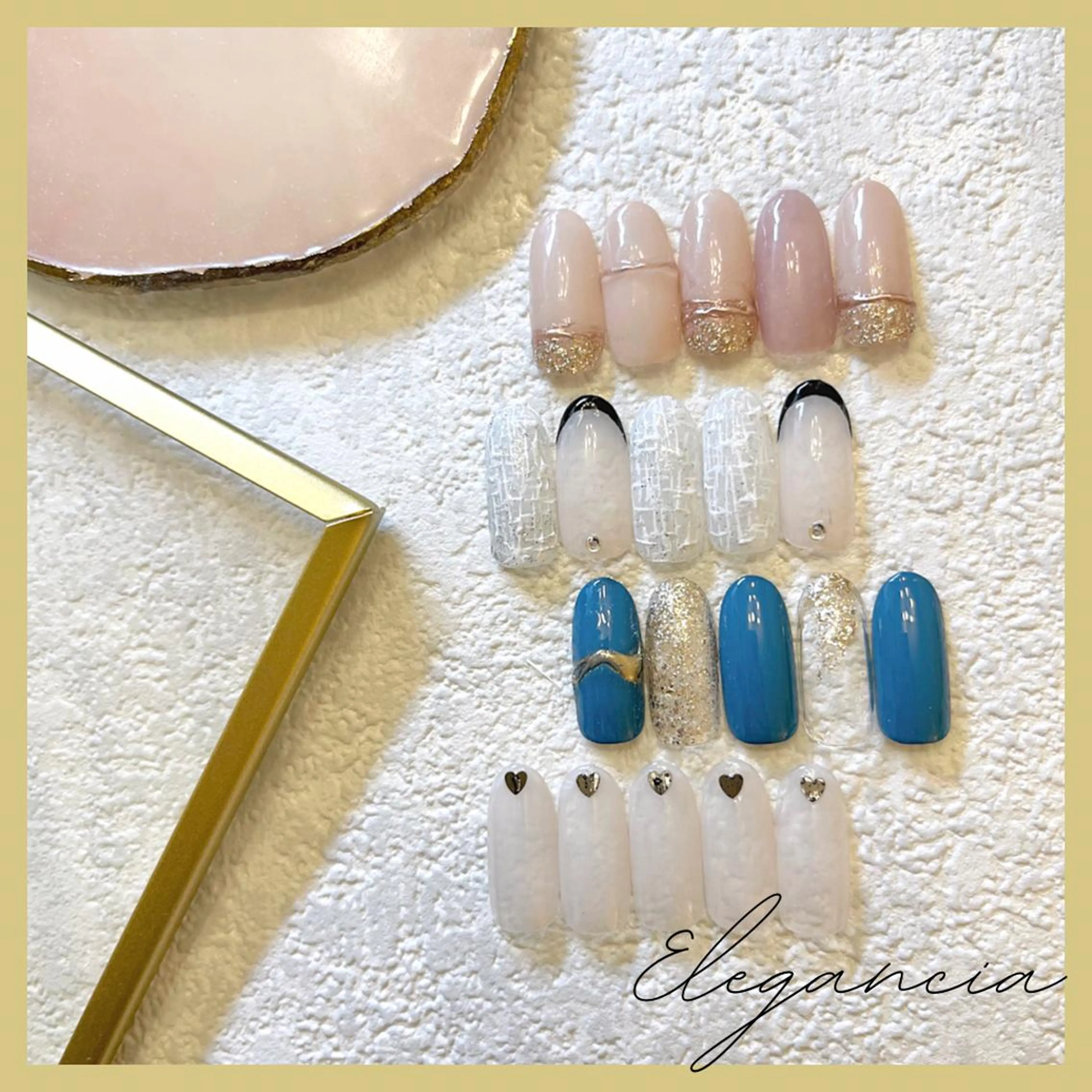カラー ネイル ハンドネイル Elegancia. Hiromiのネイルデザイン