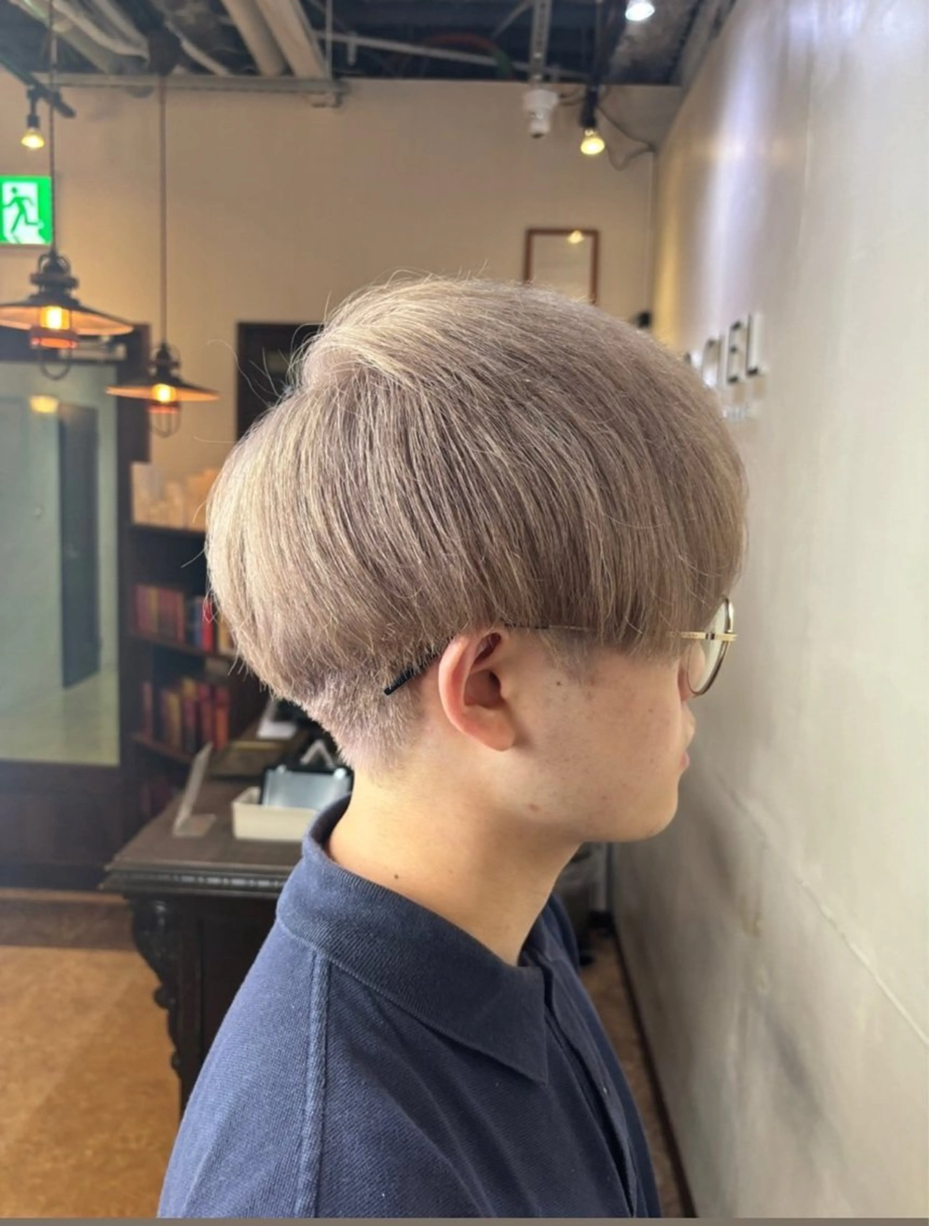 カラー メンズ メンズブリーチ ブリーチ カット ヘアカラー Ciel  八王子 菅野のヘアスタイル