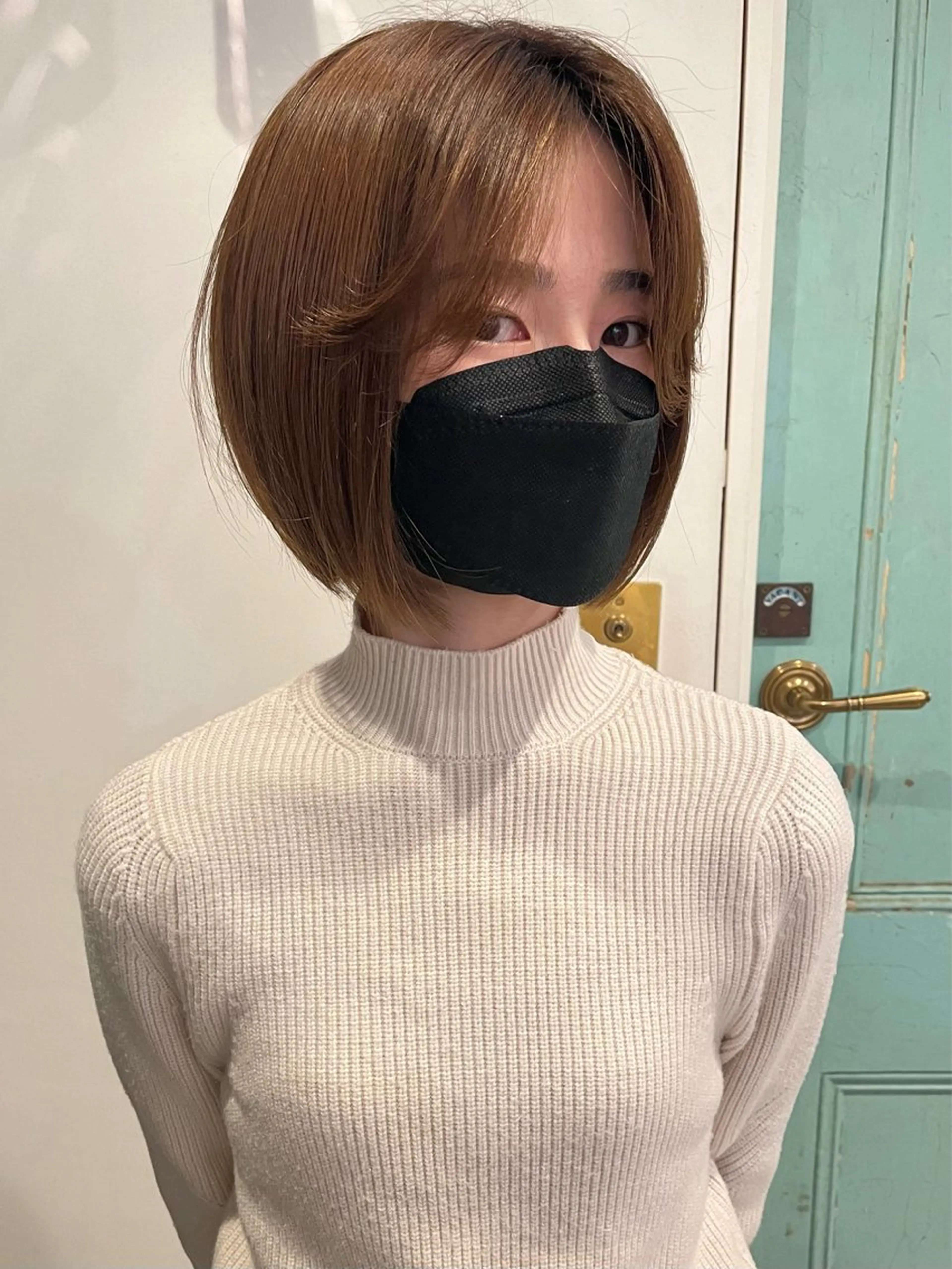 カラー ブリーチなし/透明感 /ショート/大世のヘアスタイル