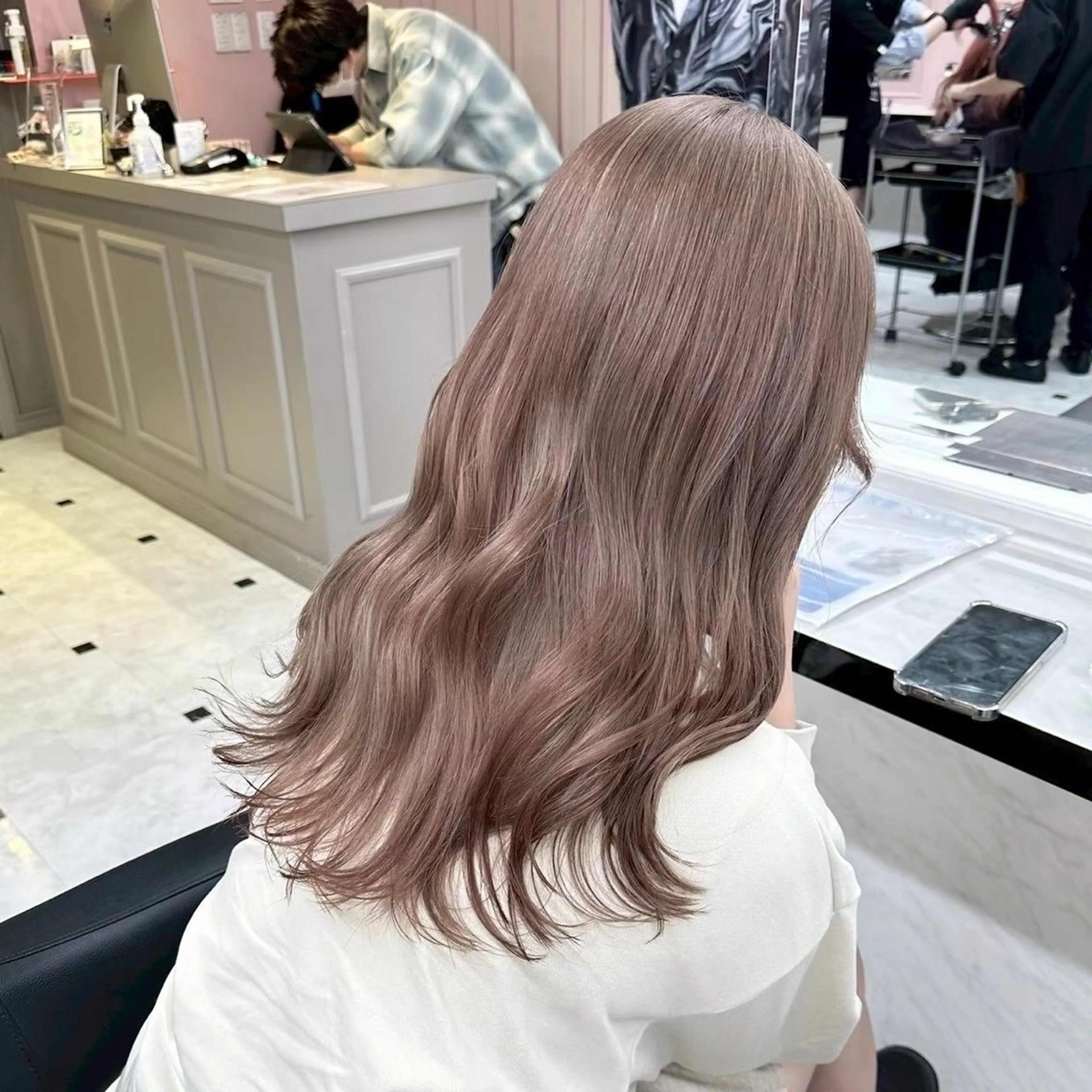 ロング カラー トレンドカラー🩵 羽衣🎀横浜🪄ྀིのヘアスタイル