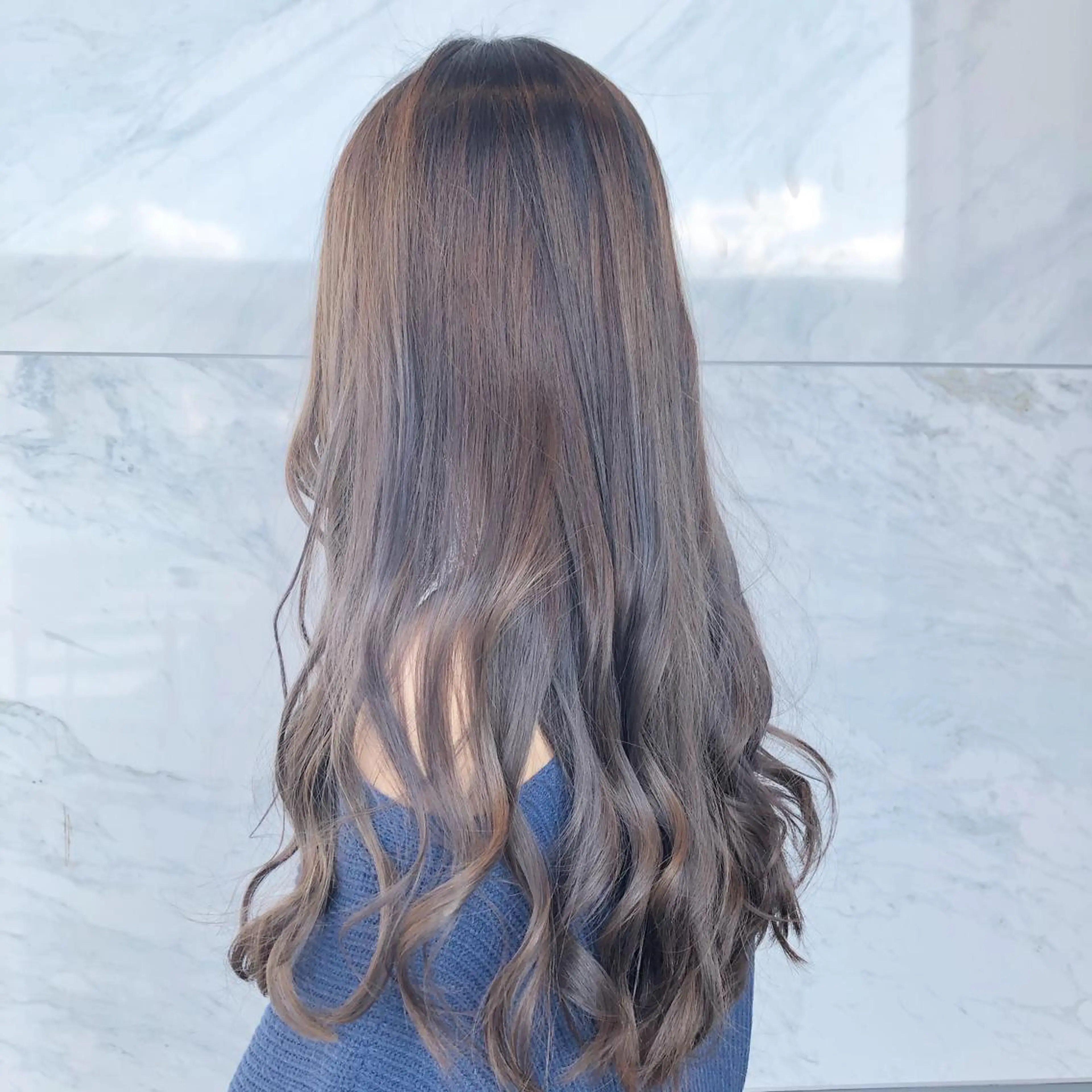 ロング カラー ヘアアレンジ 吉野 優子のマツエク・マツパデザイン