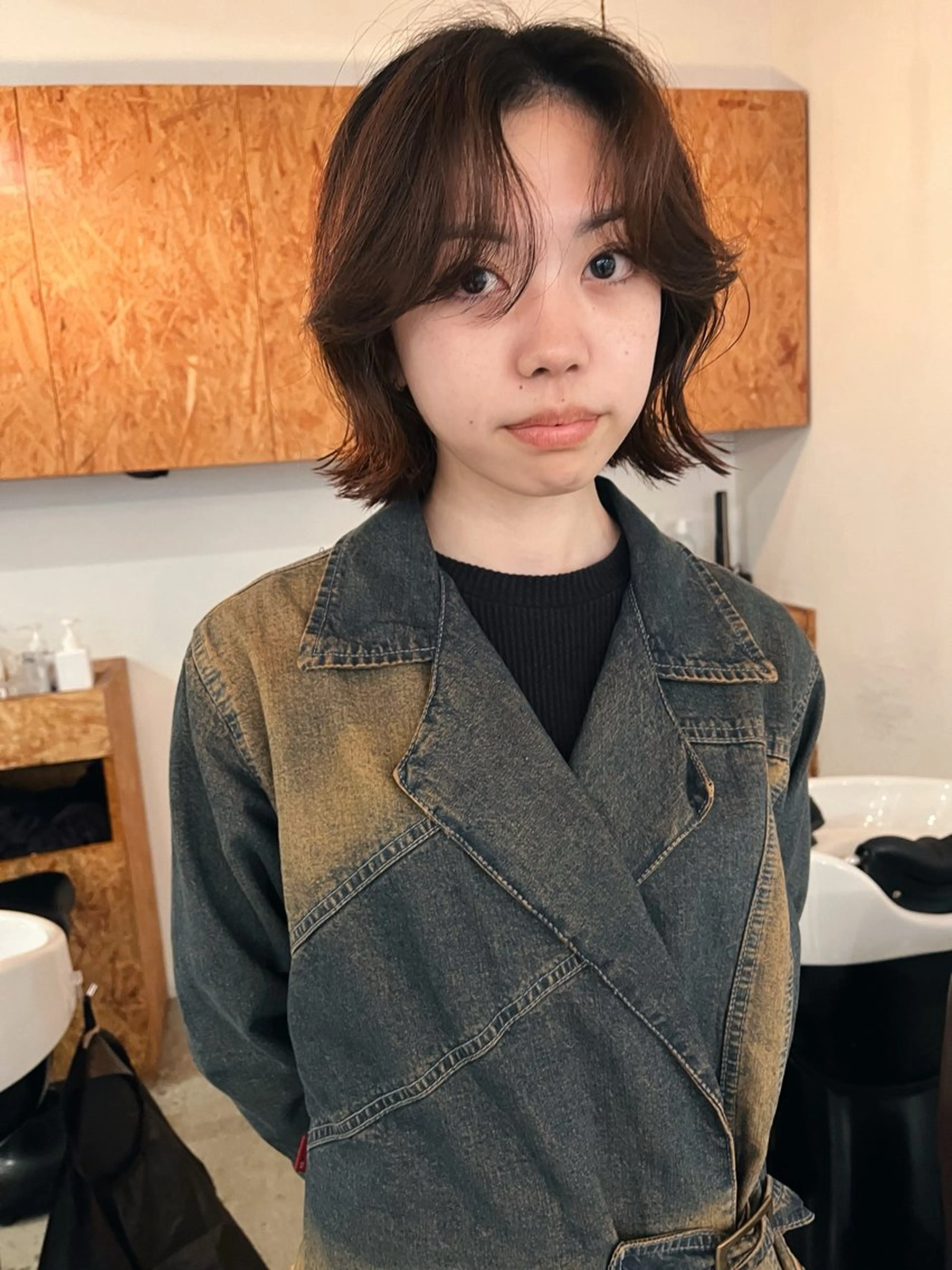 ショート 暖色カラー 🌼クニトウメイのヘアスタイル