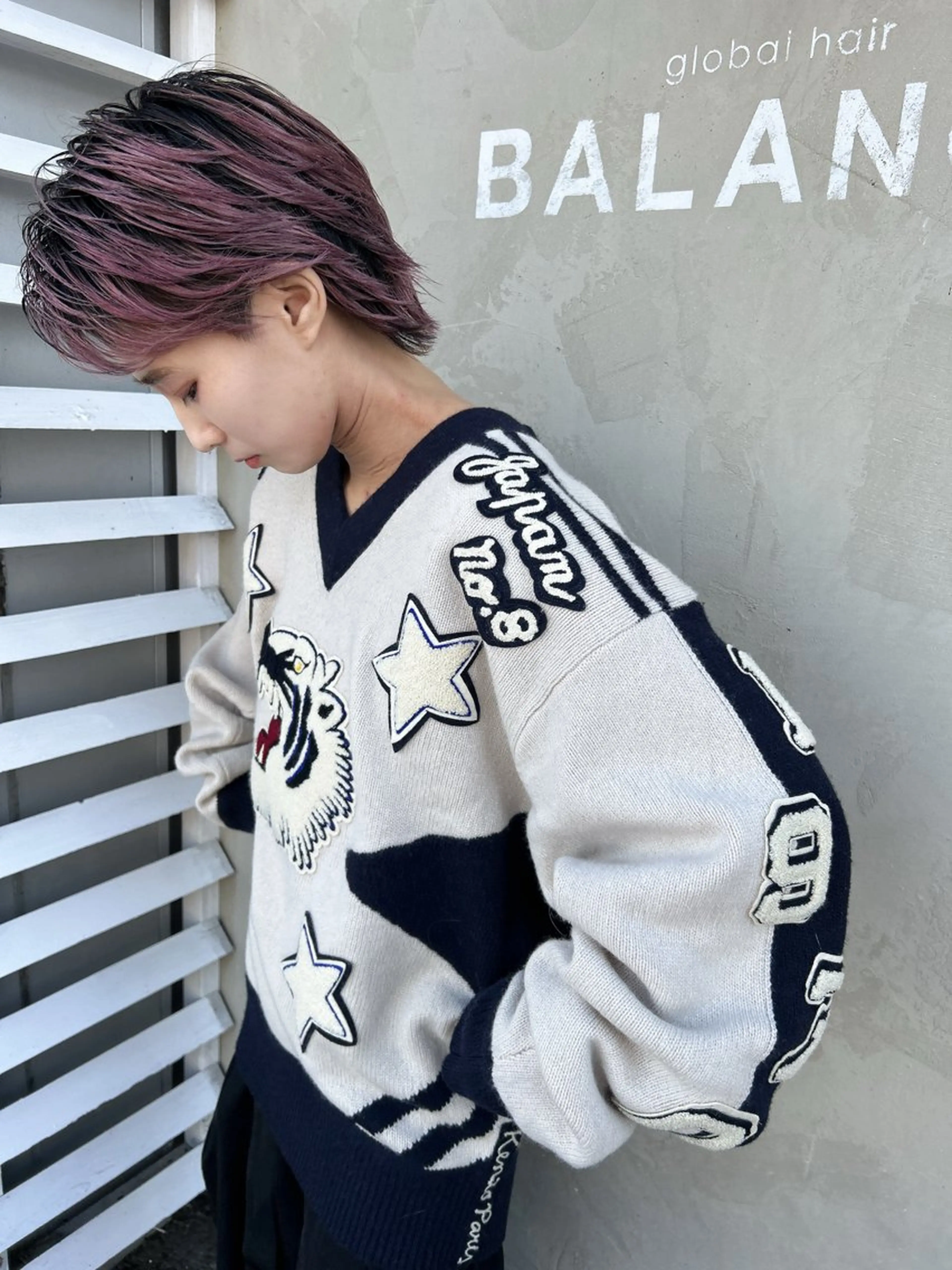 ショート カラー メンズ カット ヘアカラー トリートメント 伶風 /髪質改善ストレートのヘアスタイル